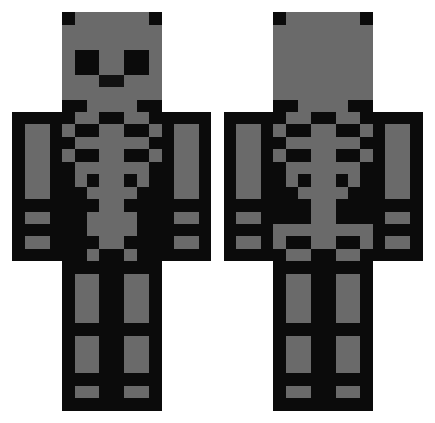 SELIM_PETE Minecraft skin, front and back view