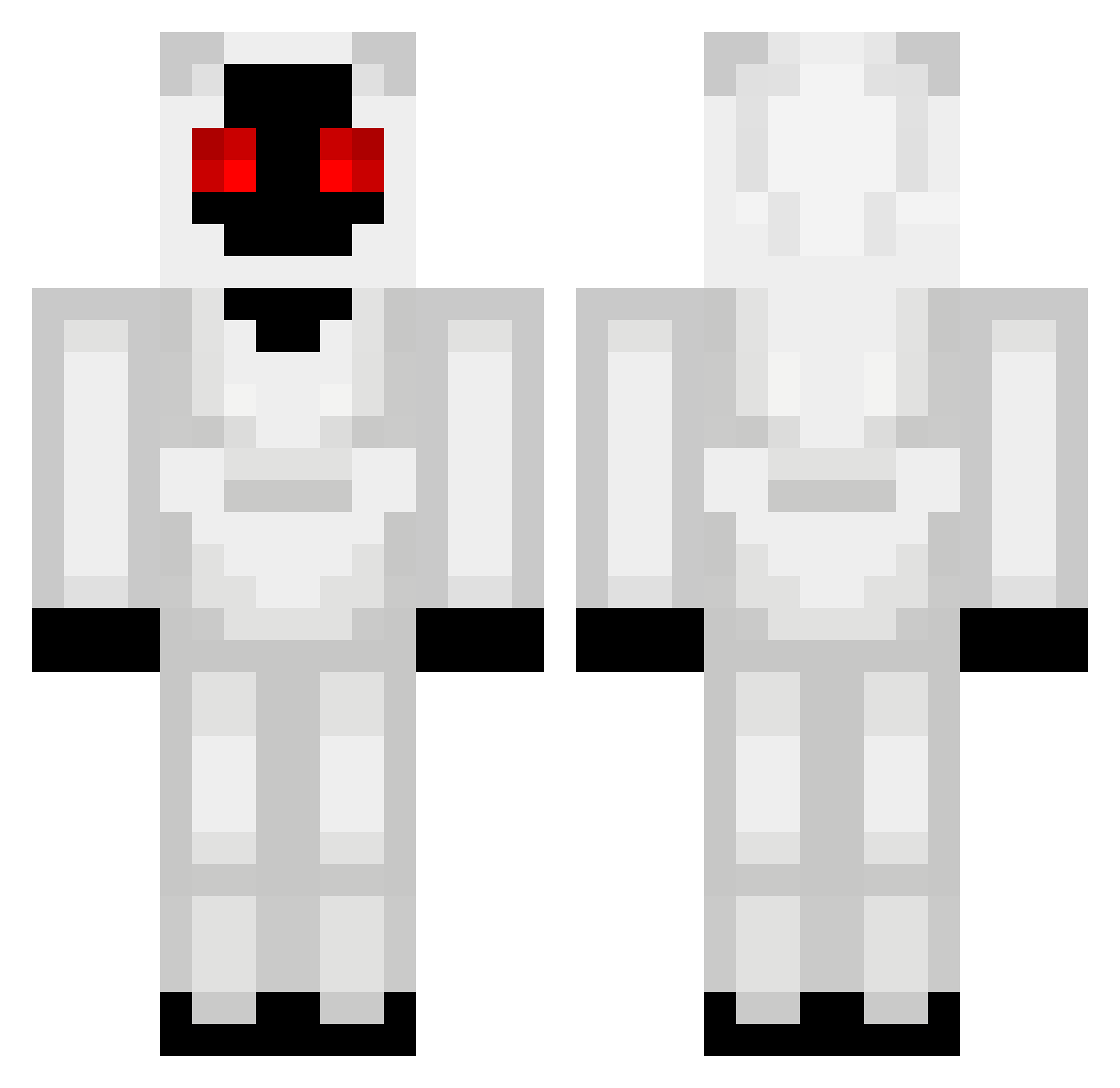 Maccabaeus Minecraft skin, front and back view