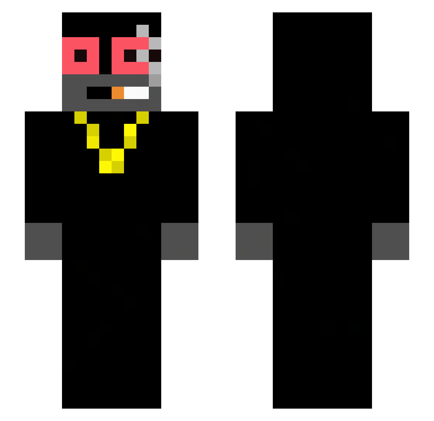 k_u_x_i_o_r Minecraft skin, front and back view