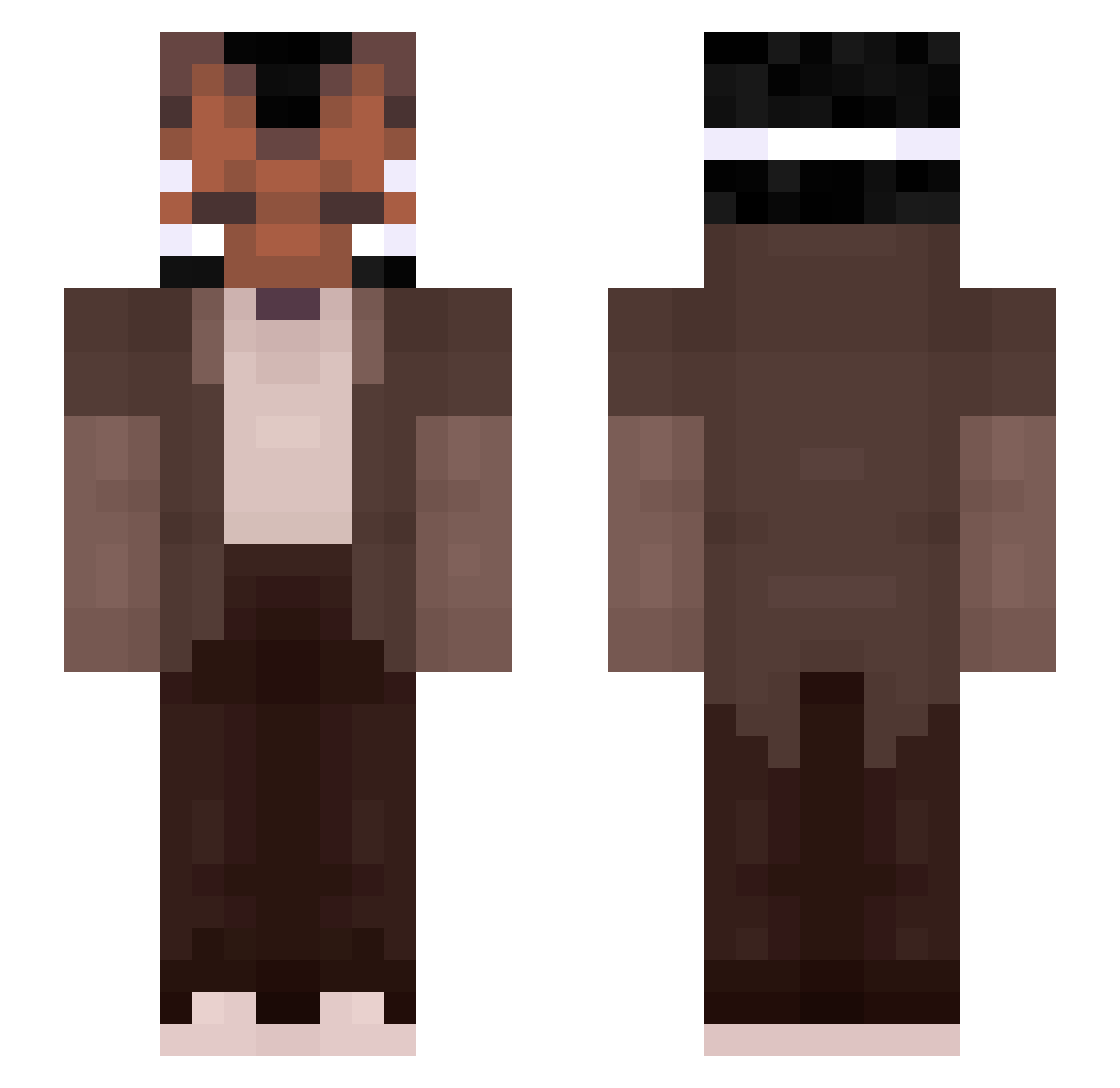 kr_game21 Minecraft skin, front and back view