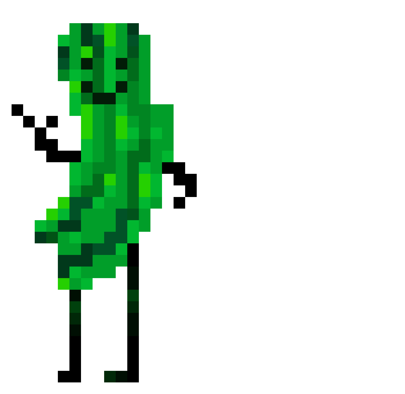 CornichonSupreme Minecraft skin, front and back view