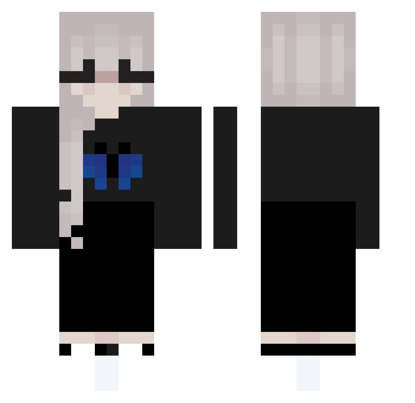 kaotiik59 Minecraft skin, front and back view