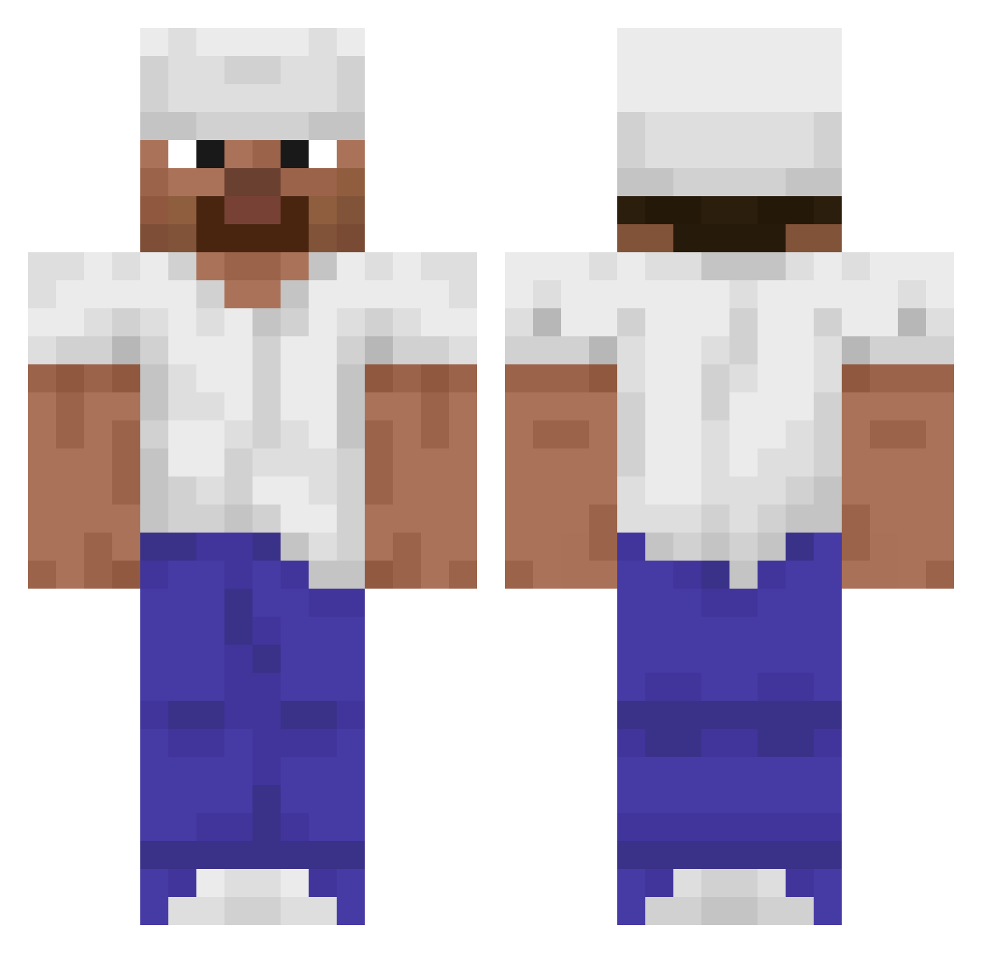 gsus0011 Minecraft skin, front and back view