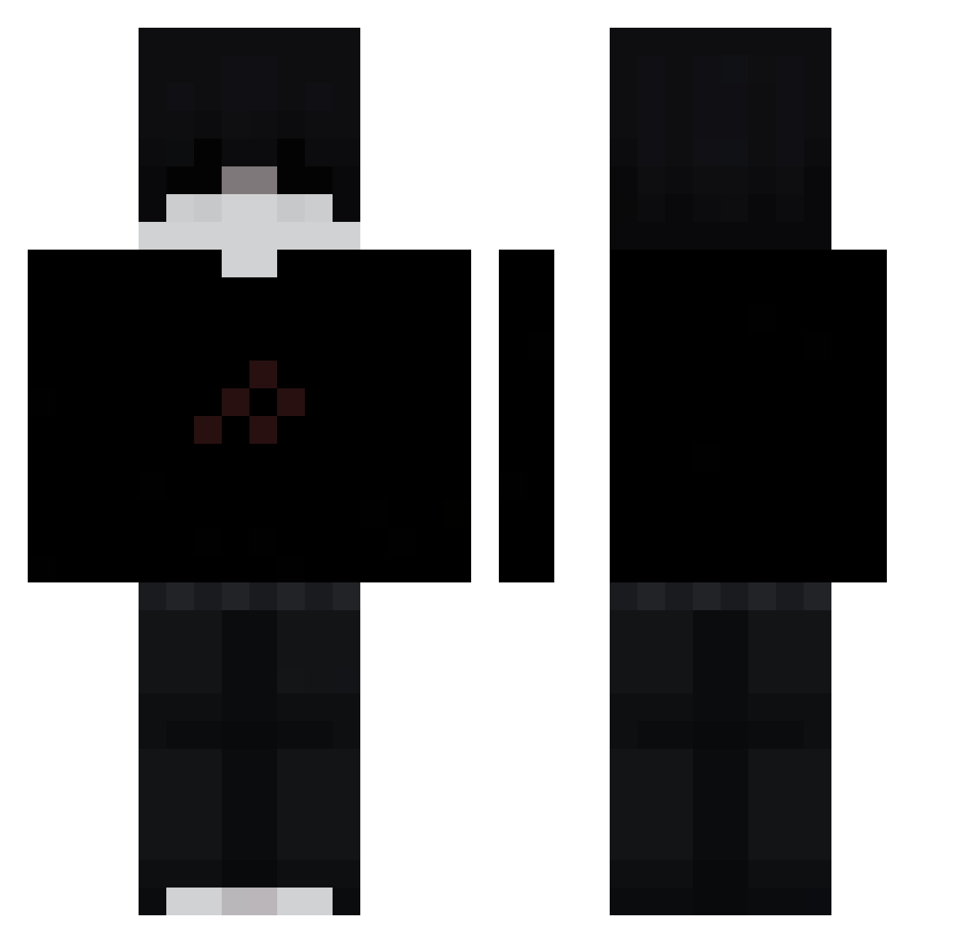 viktor977 Minecraft skin, front and back view