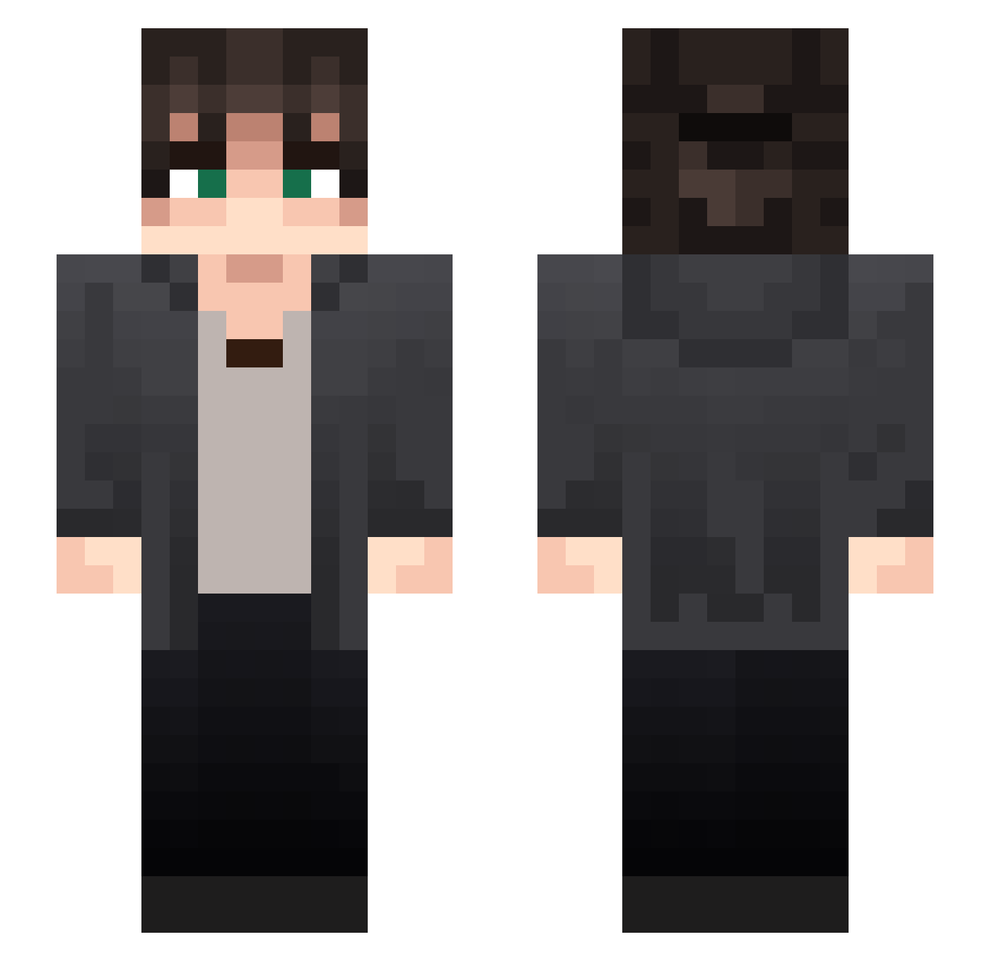 alshamsi0_0 Minecraft skin, front and back view
