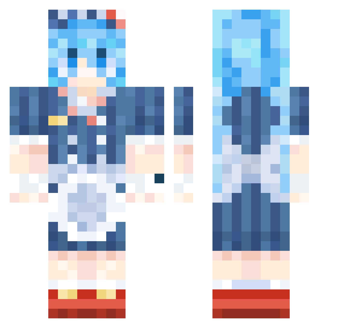 imgood12 Minecraft skin, front and back view