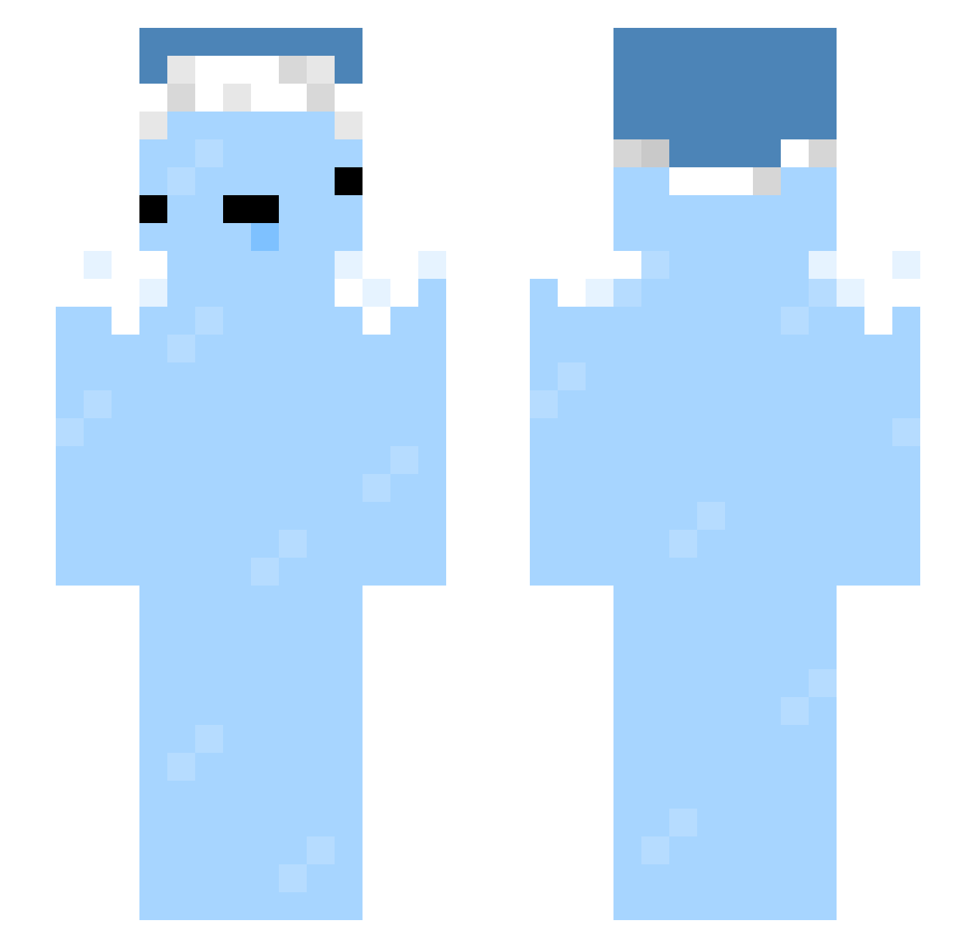 Reggie_playz Minecraft skin, front and back view