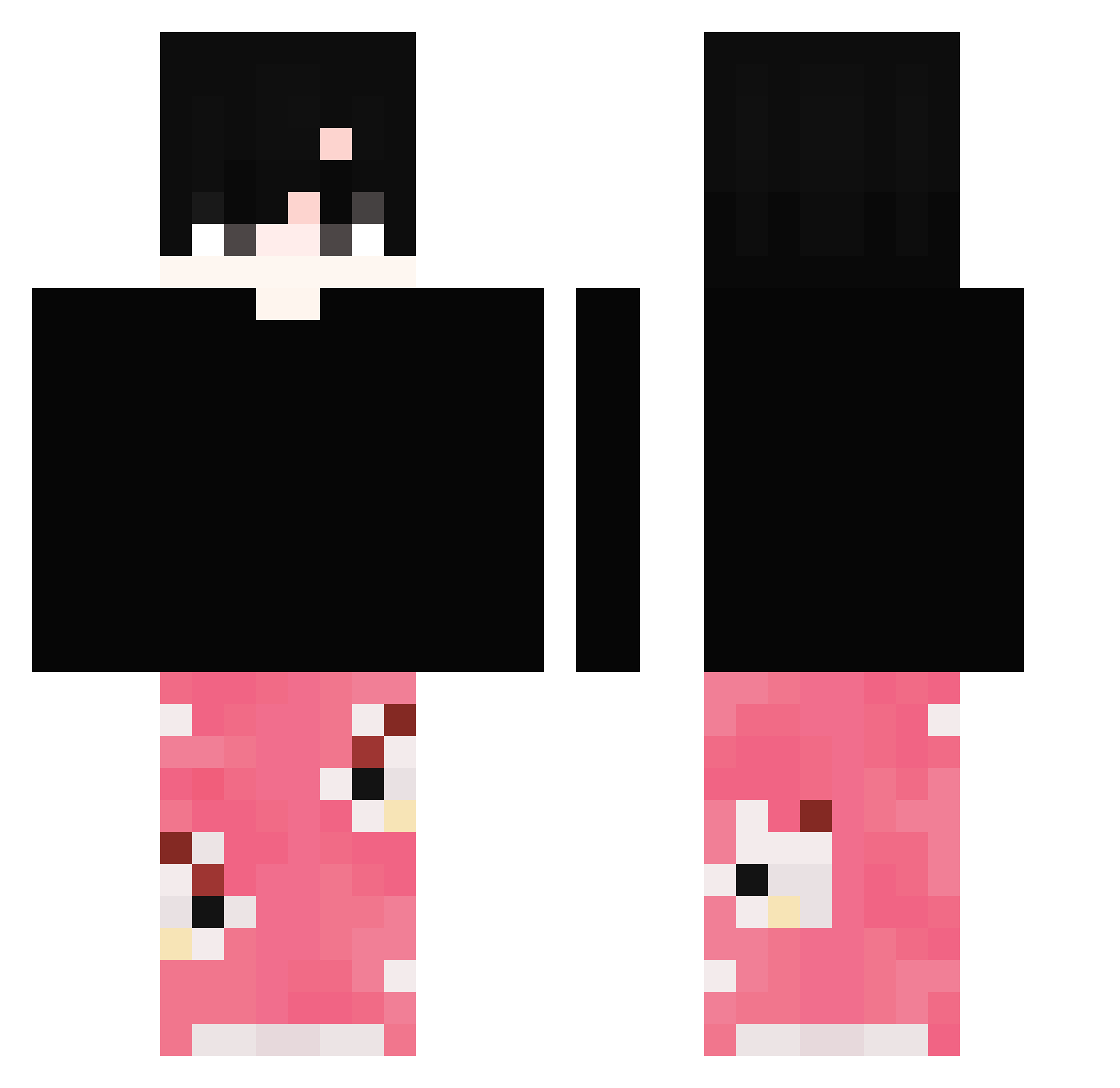 Sky_Nt_ Minecraft skin, front and back view