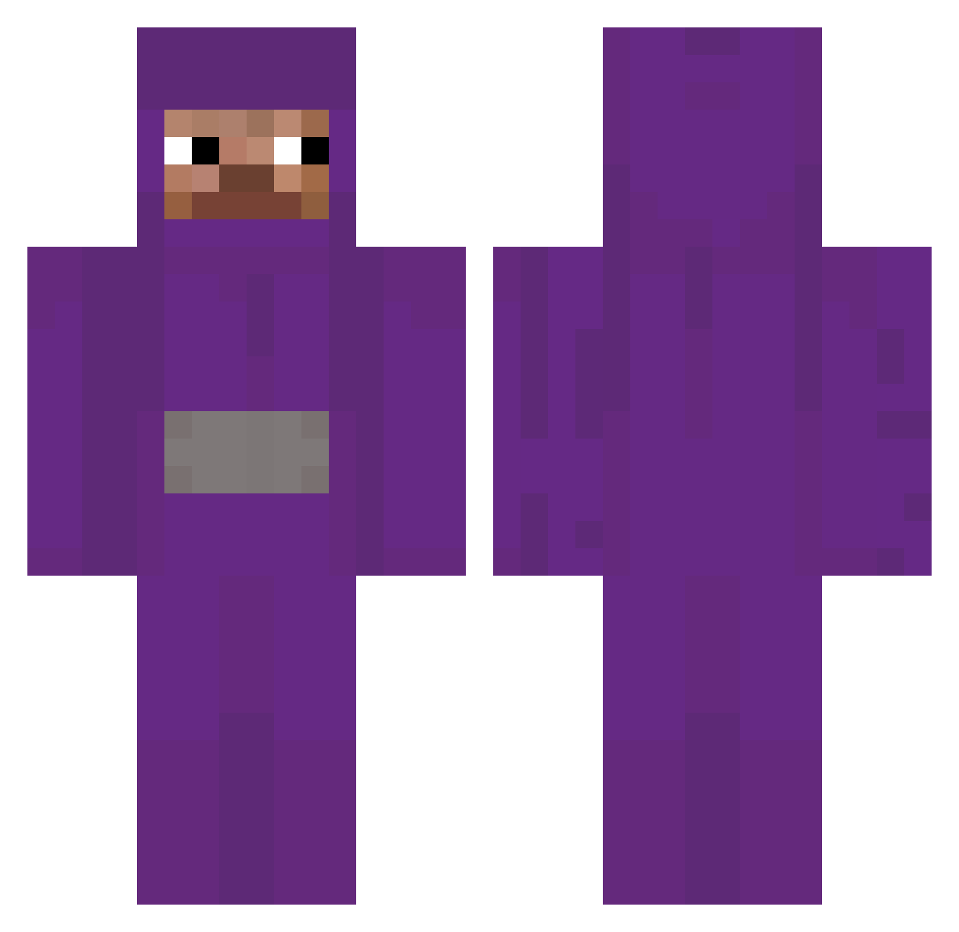 Pipilinn_m Minecraft skin, front and back view