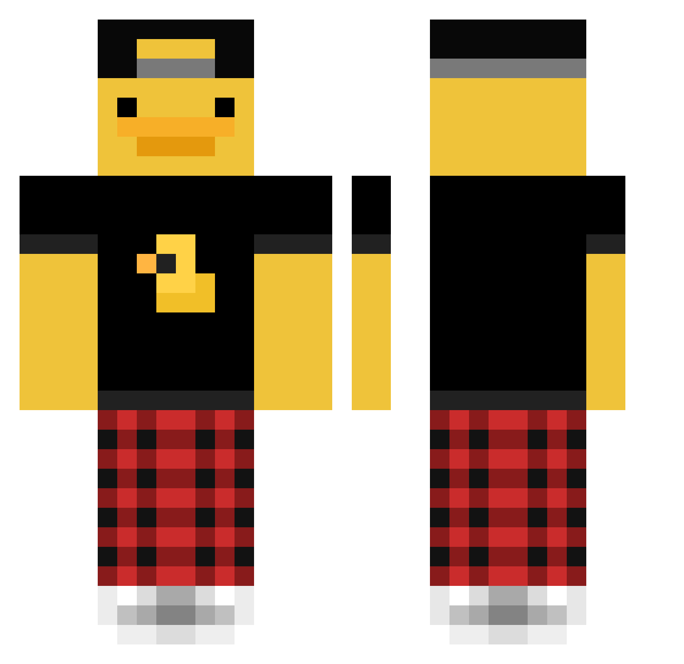 Szeba_11 Minecraft skin, front and back view