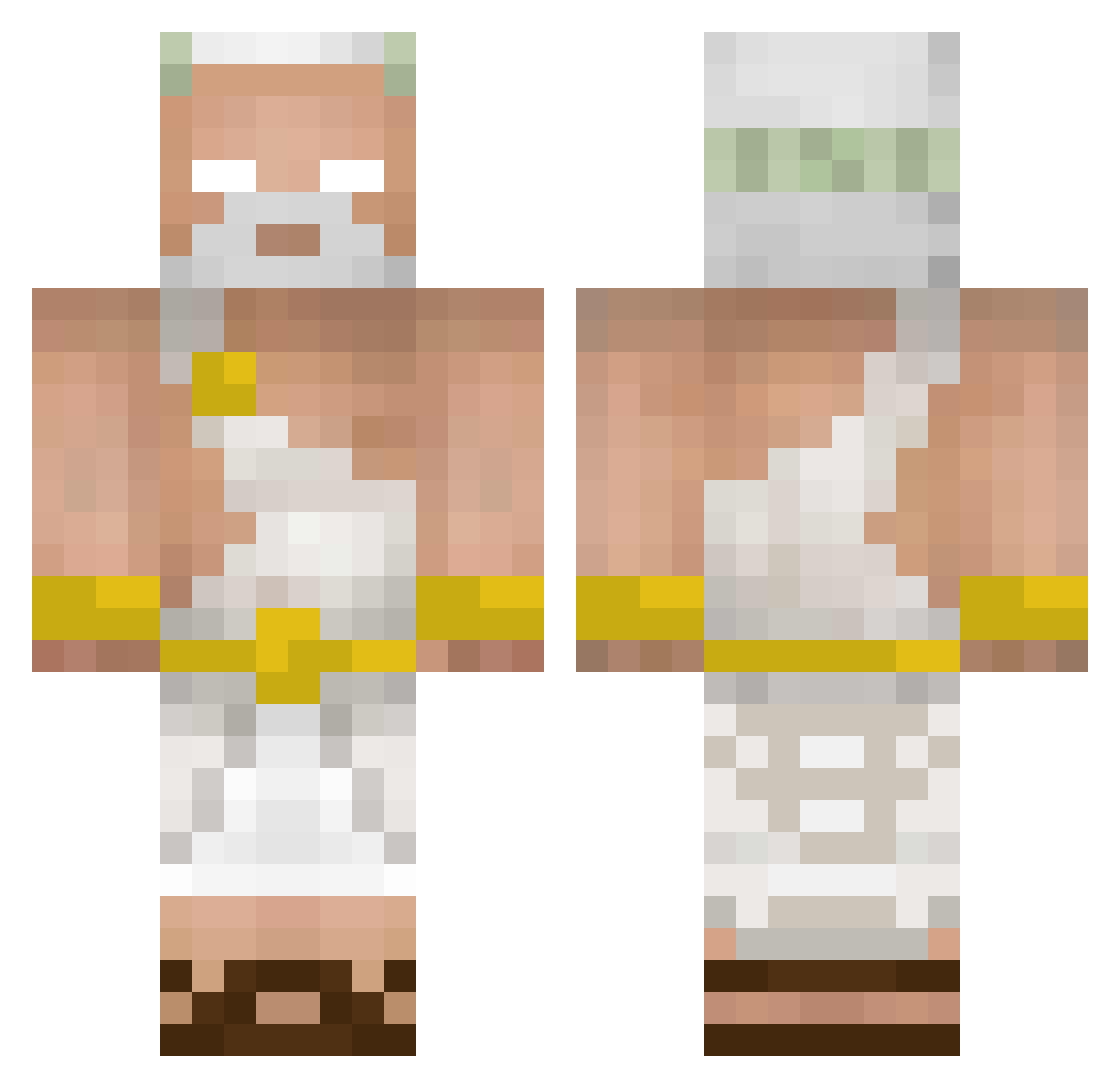 _IcarusFell_ Minecraft skin, front and back view
