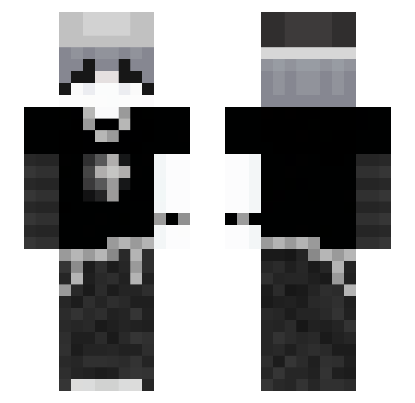 cataiter_ Minecraft skin, front and back view