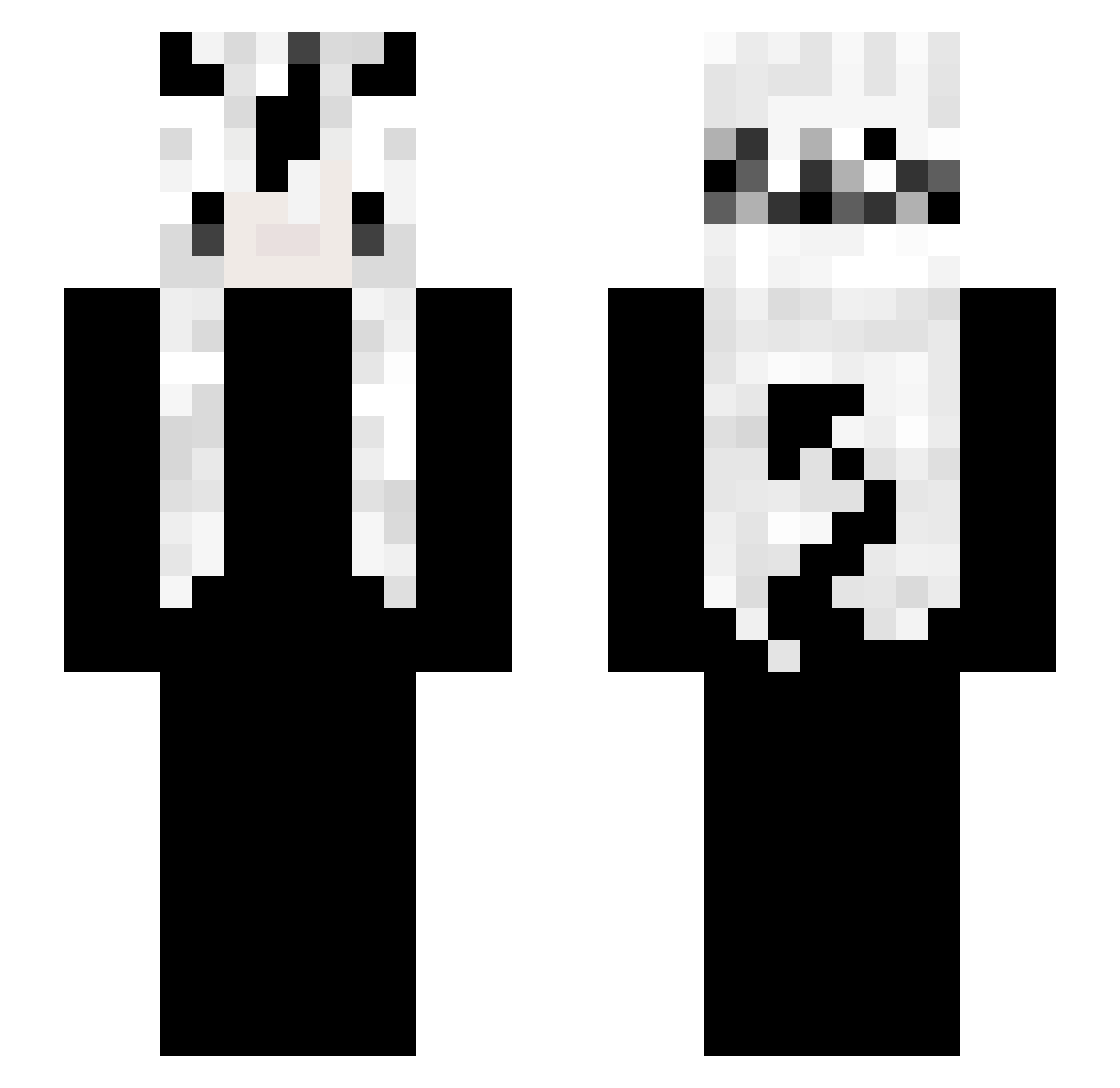 l4vina Minecraft skin, front and back view