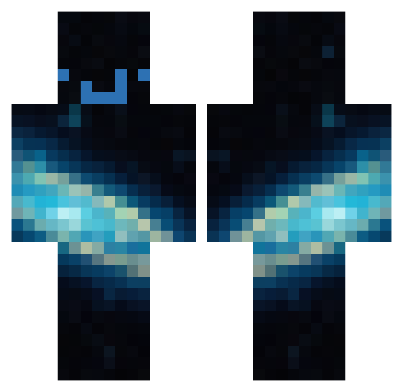 ngc_0224 Minecraft skin, front and back view