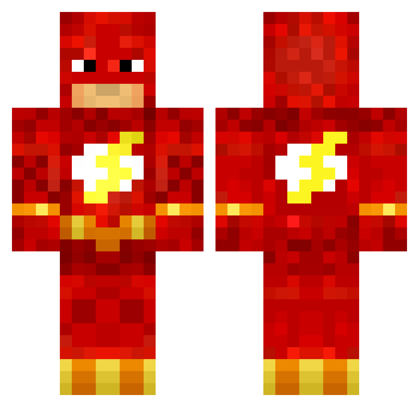 I_dont_know_XD Minecraft skin, front and back view