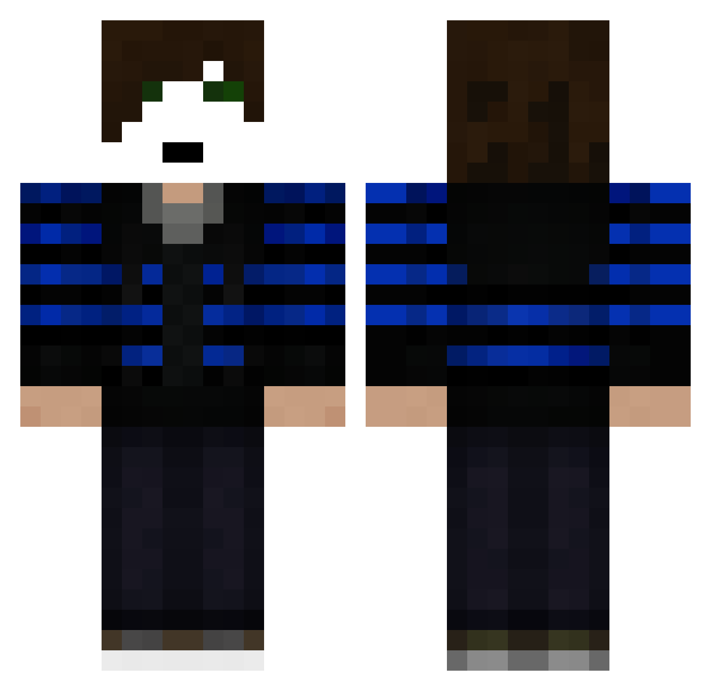 _Tiemph_ Minecraft skin, front and back view
