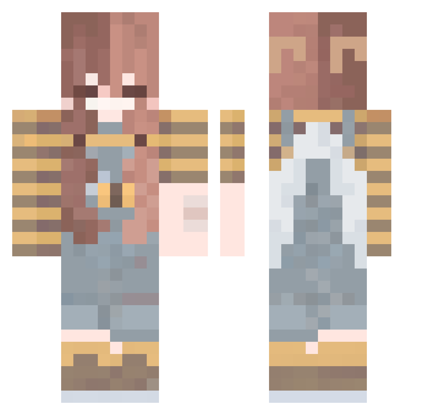 sofie2011 Minecraft skin, front and back view