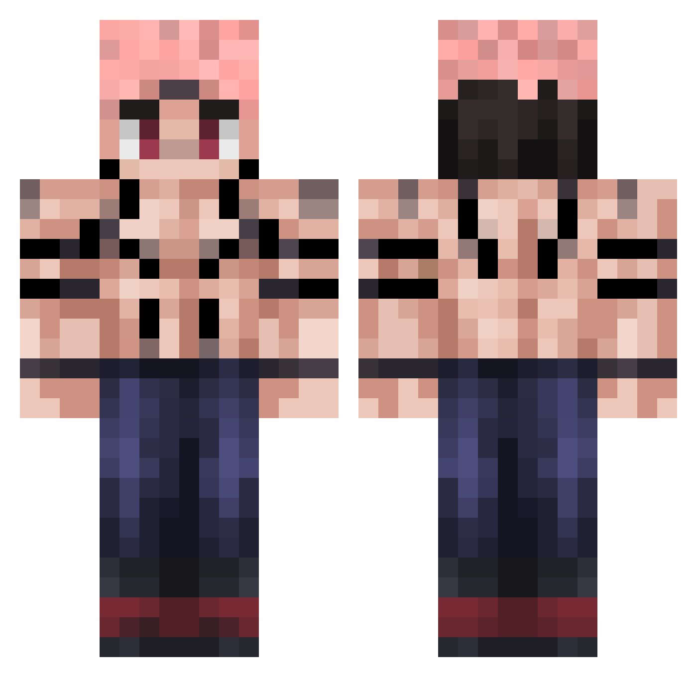 balaobolesco Minecraft skin, front and back view