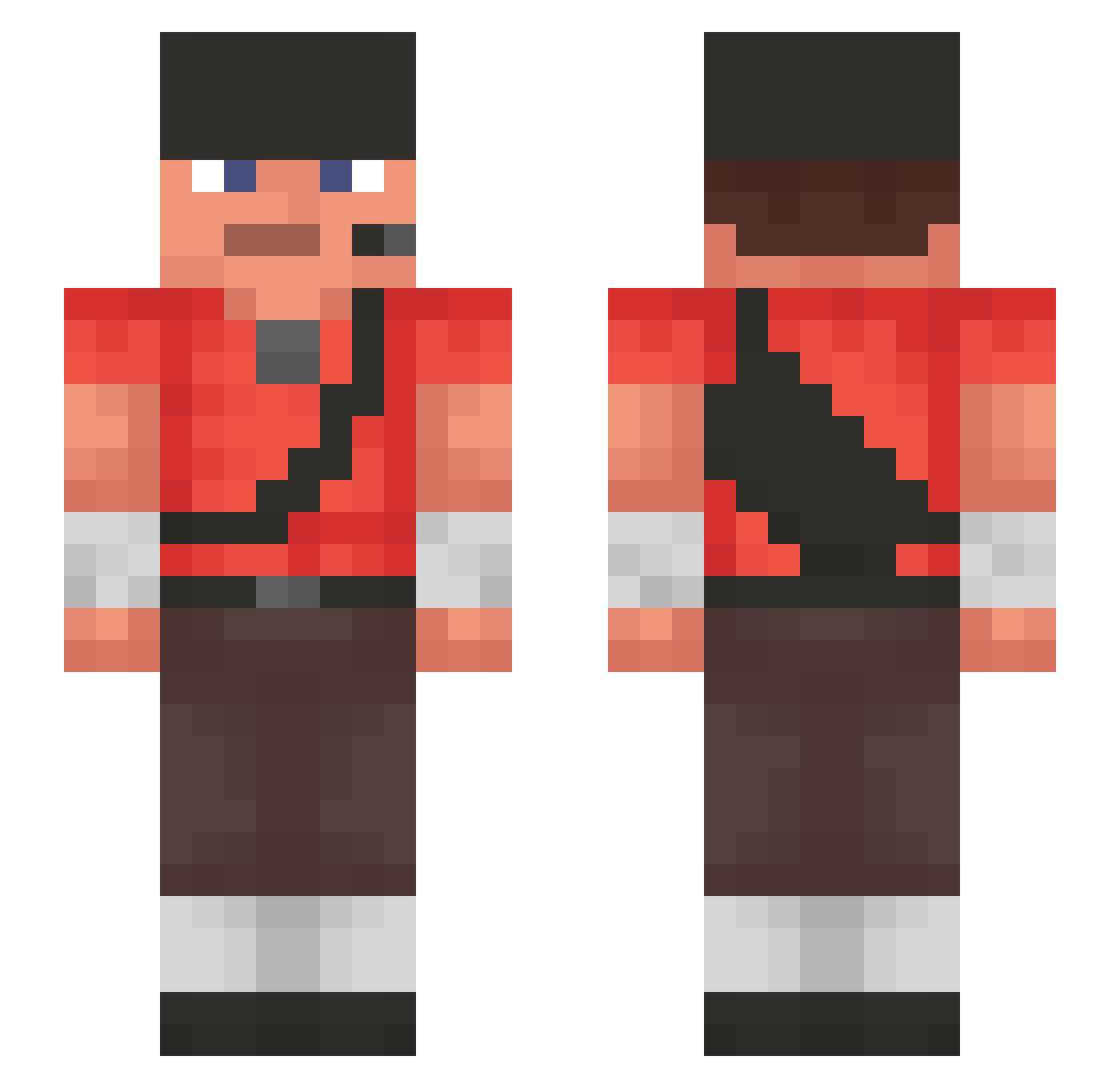 Danielmaestro20 Minecraft skin, front and back view