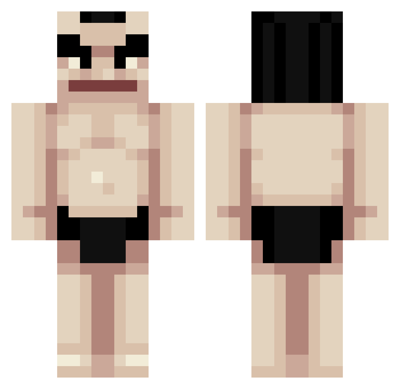 loat0506 Minecraft skin, front and back view