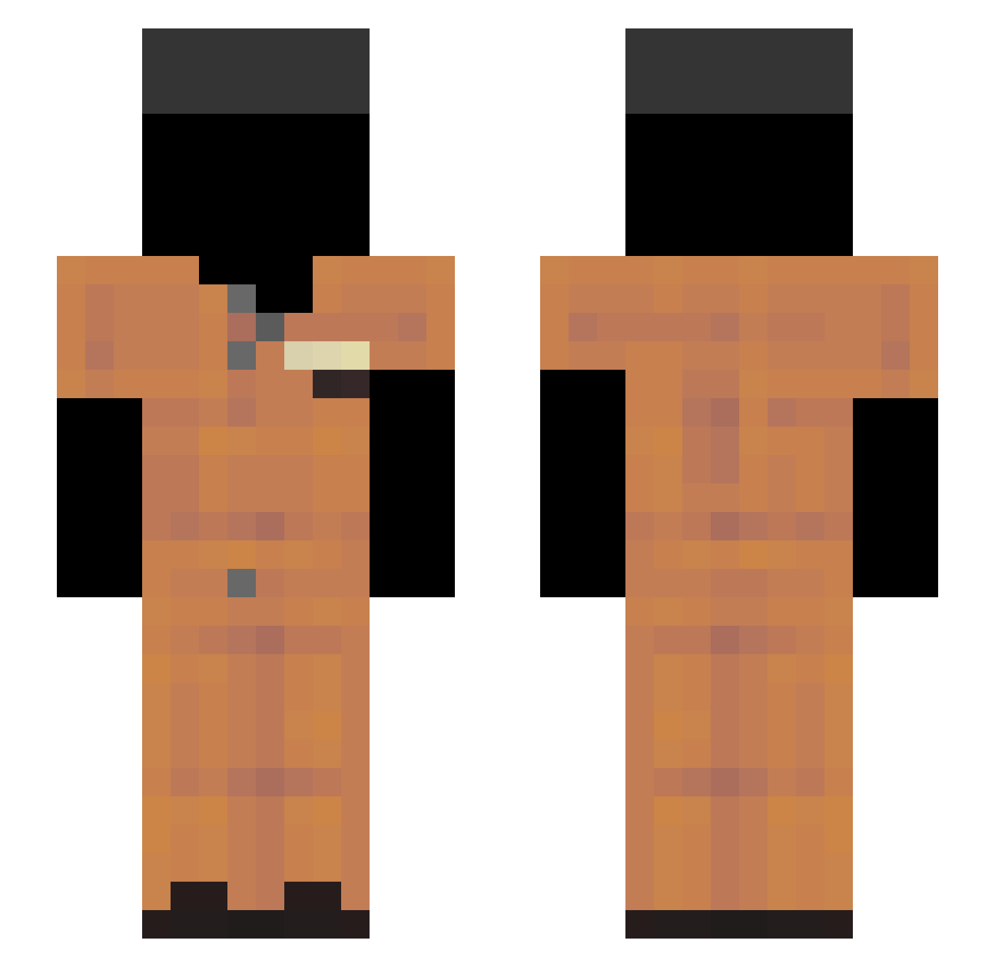 Jpegkouki Minecraft skin, front and back view