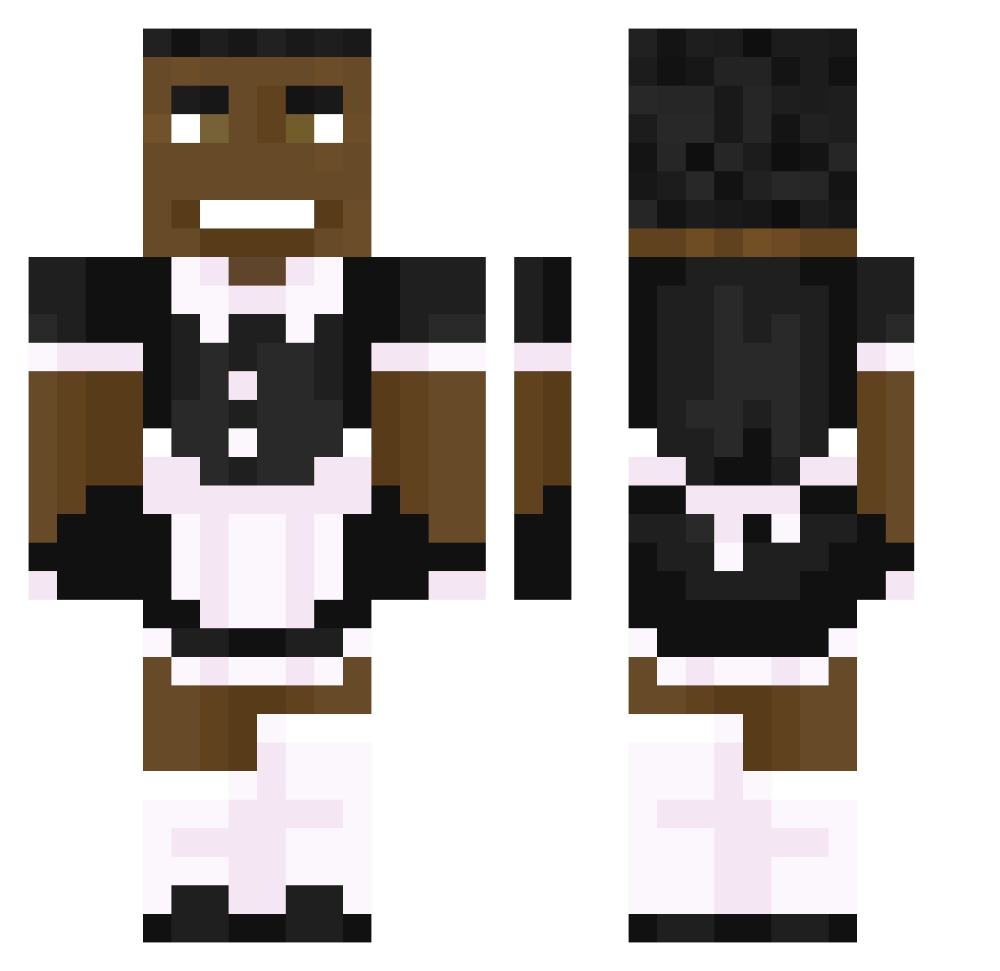 C0ck_Roach Minecraft skin, front and back view