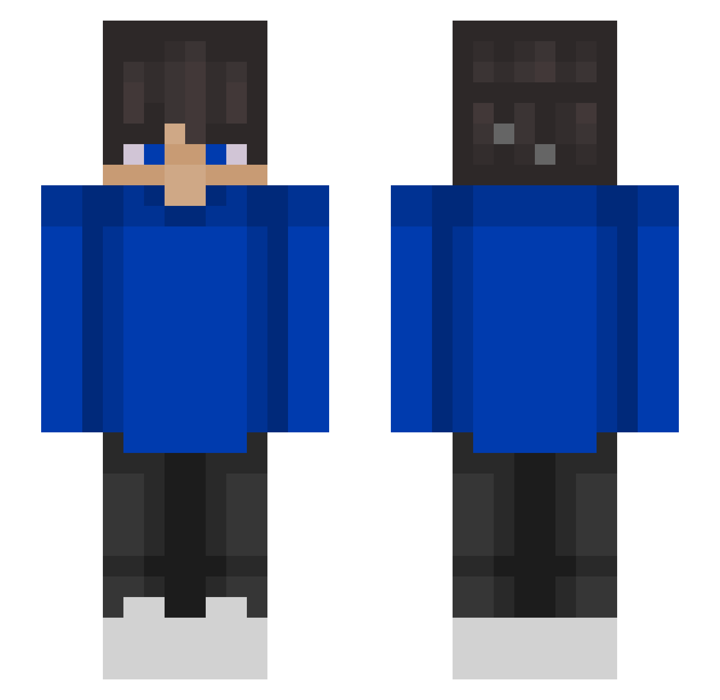 Sz3f_MechanIk__ Minecraft skin, front and back view