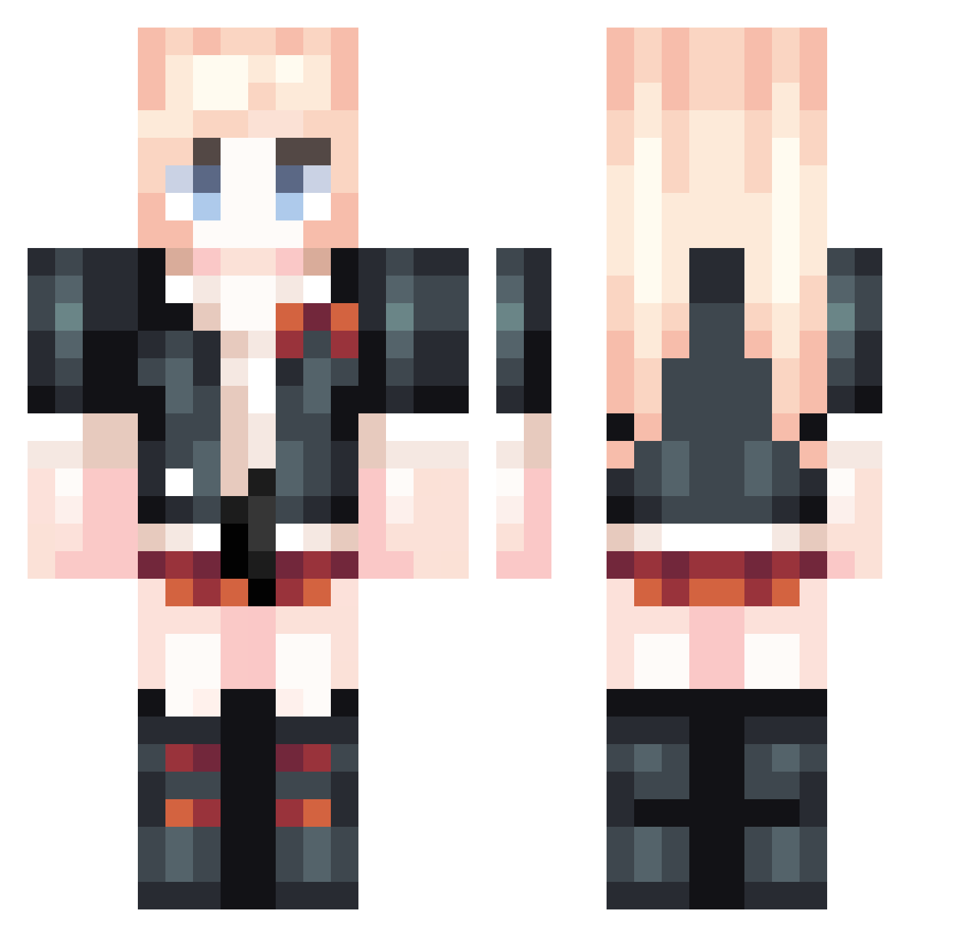 p4rtyp0s10n Minecraft skin, front and back view