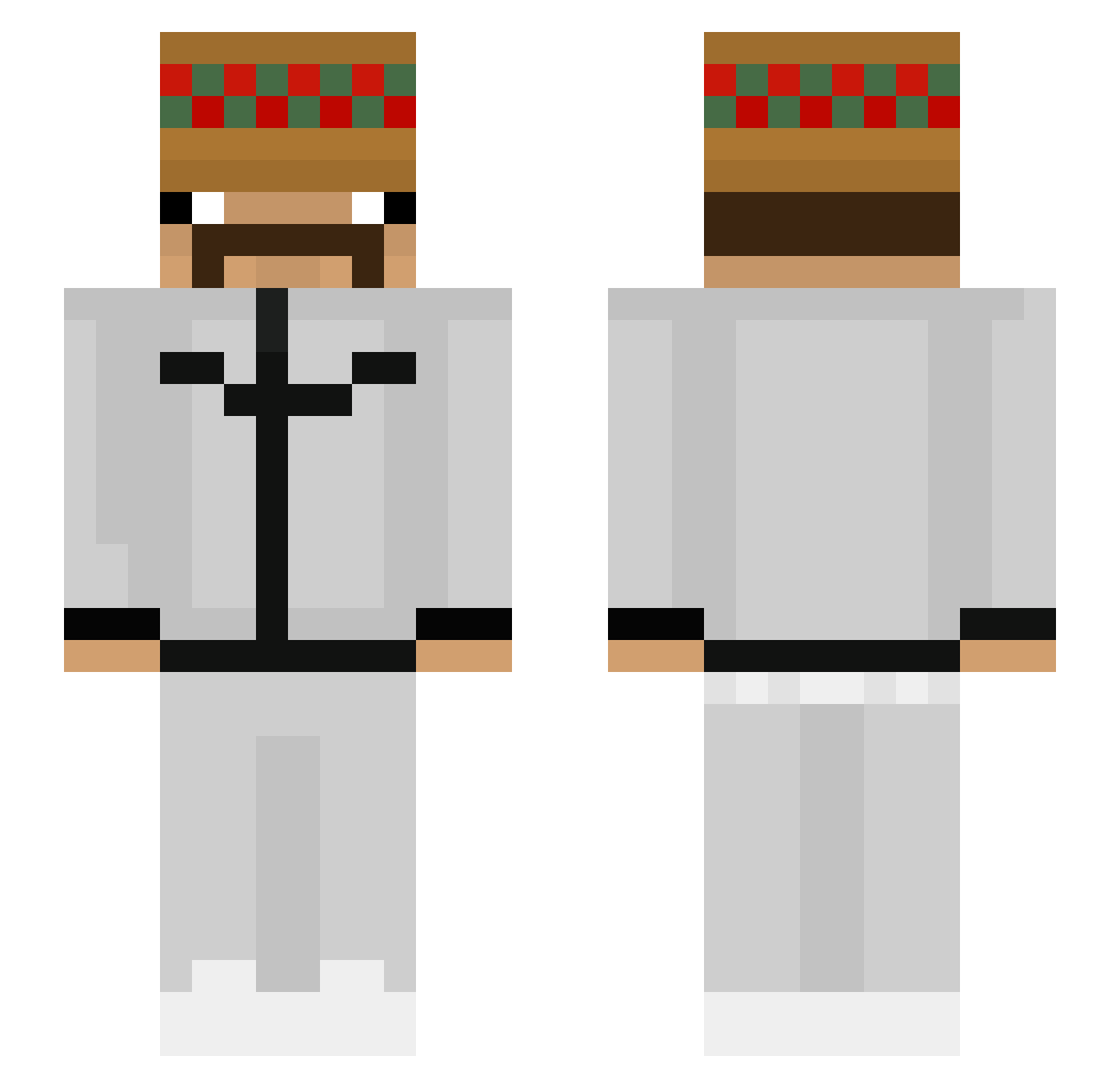 _FERRIX__ Minecraft skin, front and back view