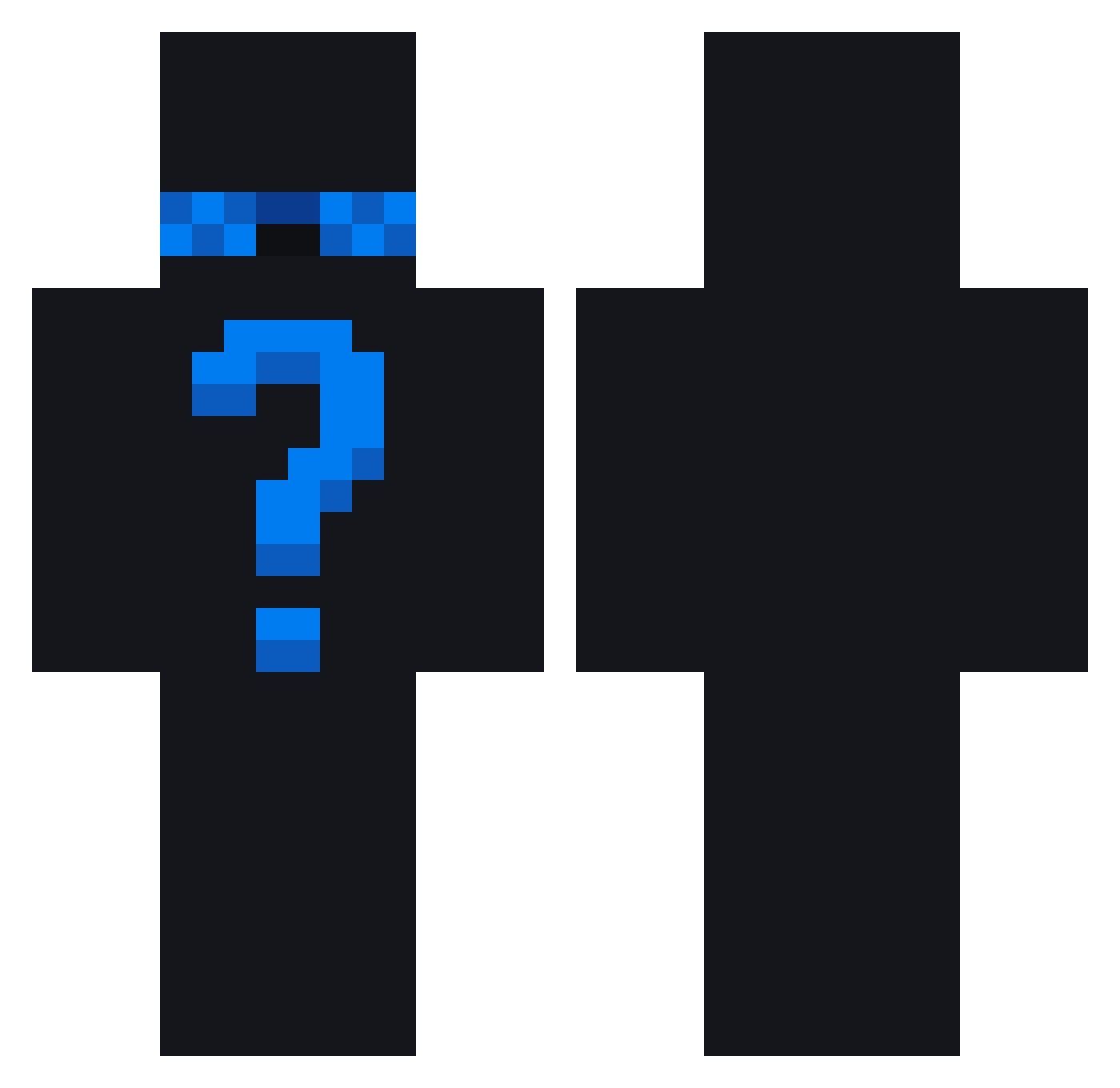 DAVI_CORTEX Minecraft skin, front and back view