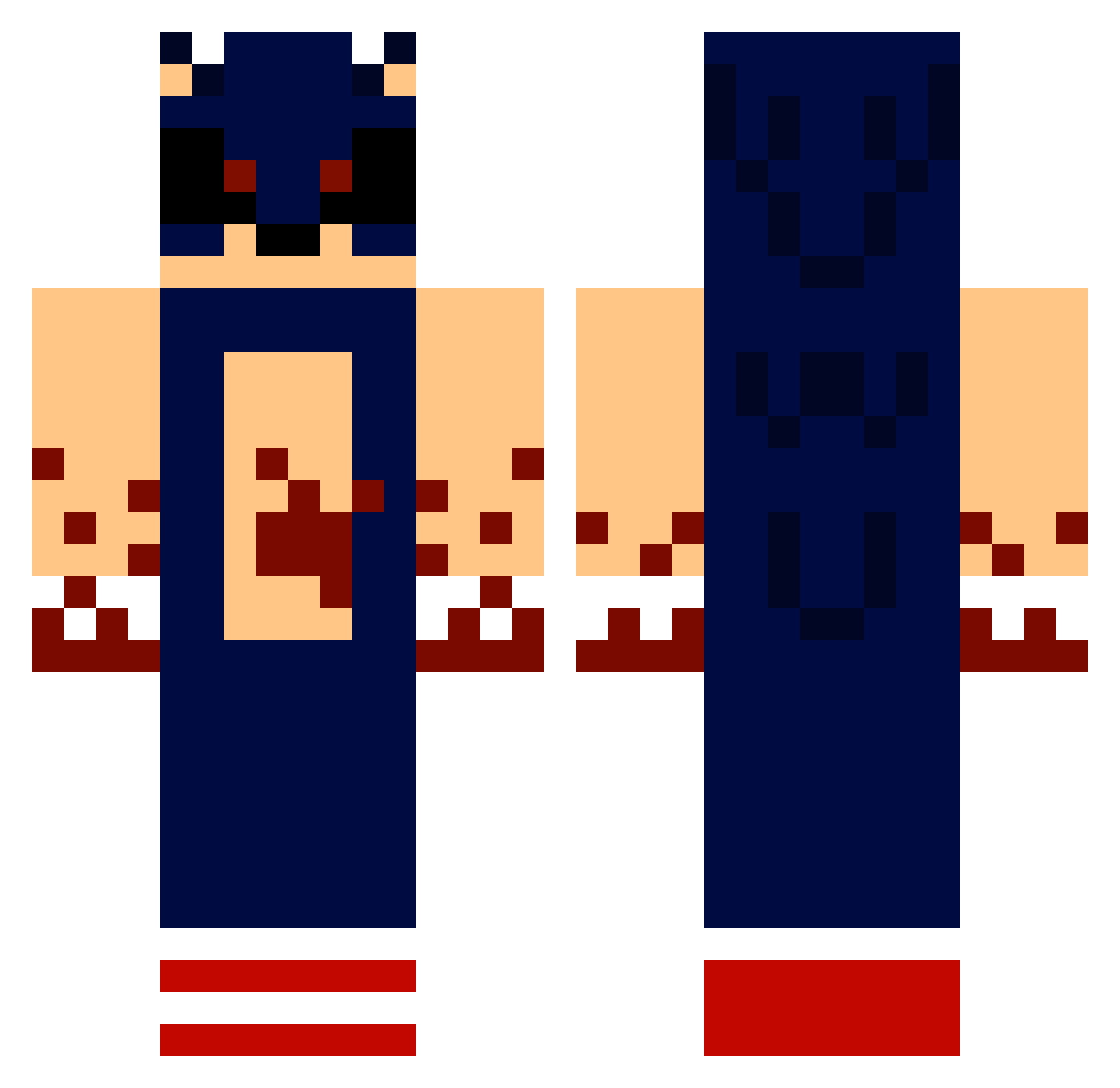 nqss_ Minecraft skin, front and back view