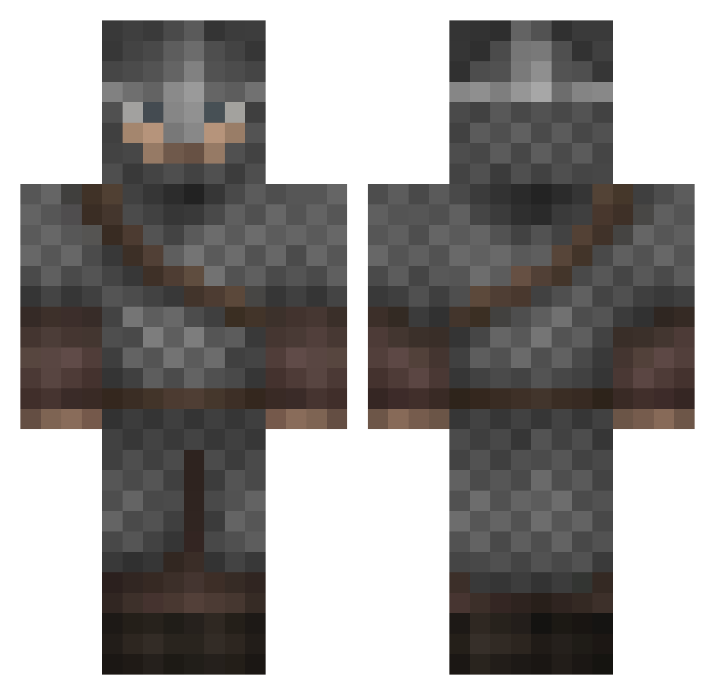 americas1st_0il Minecraft skin, front and back view