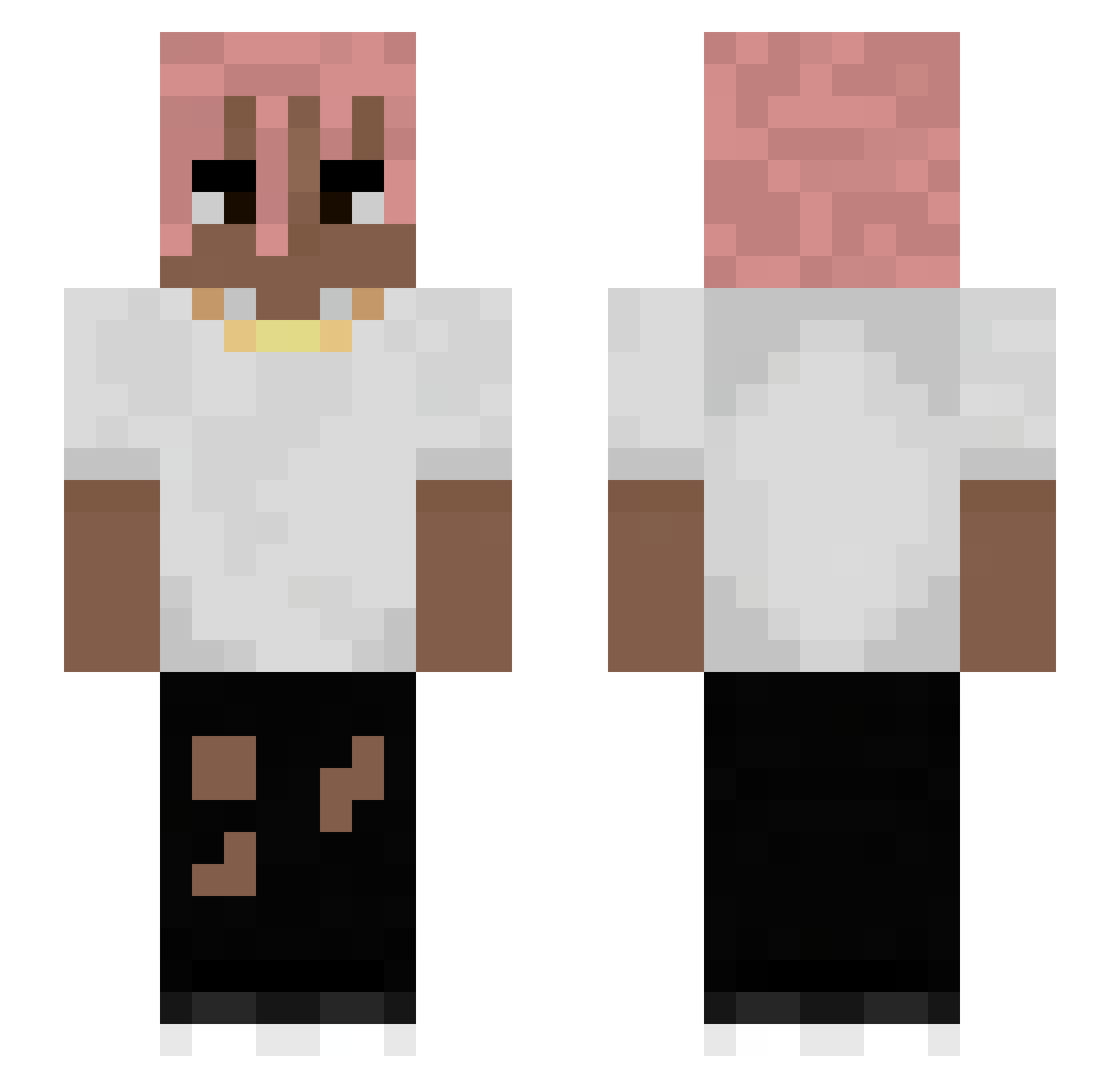 leoncionyan Minecraft skin, front and back view