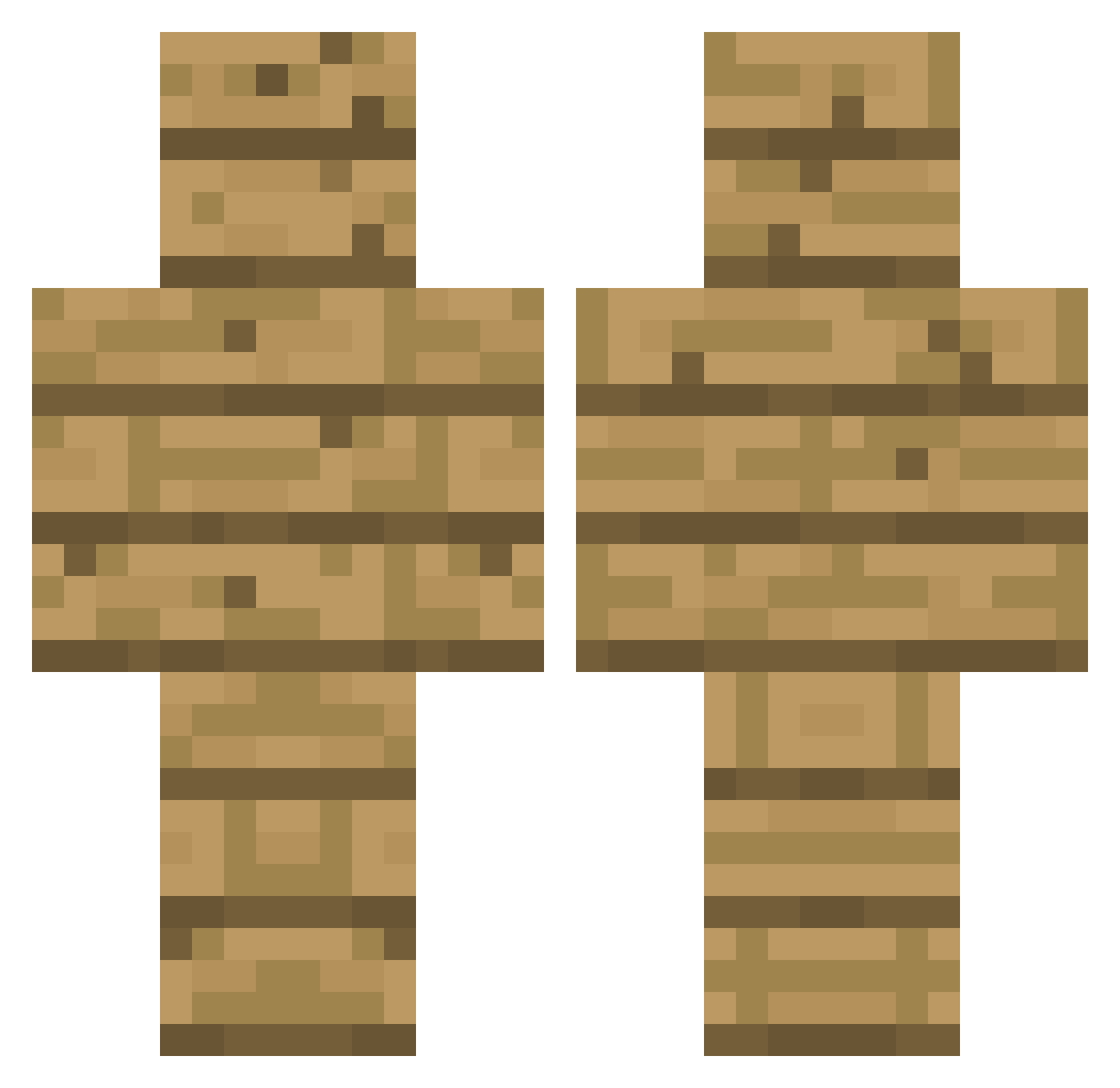 NiesamowityAdi Minecraft skin, front and back view