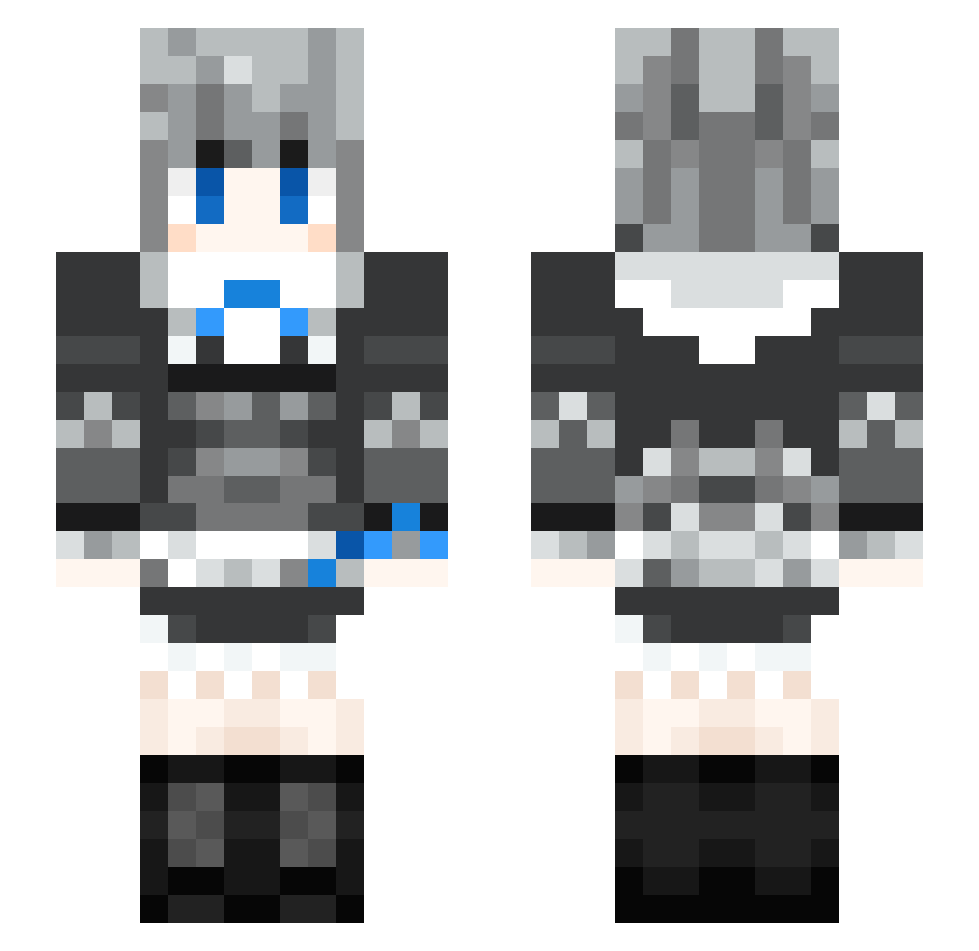 order_jok Minecraft skin, front and back view