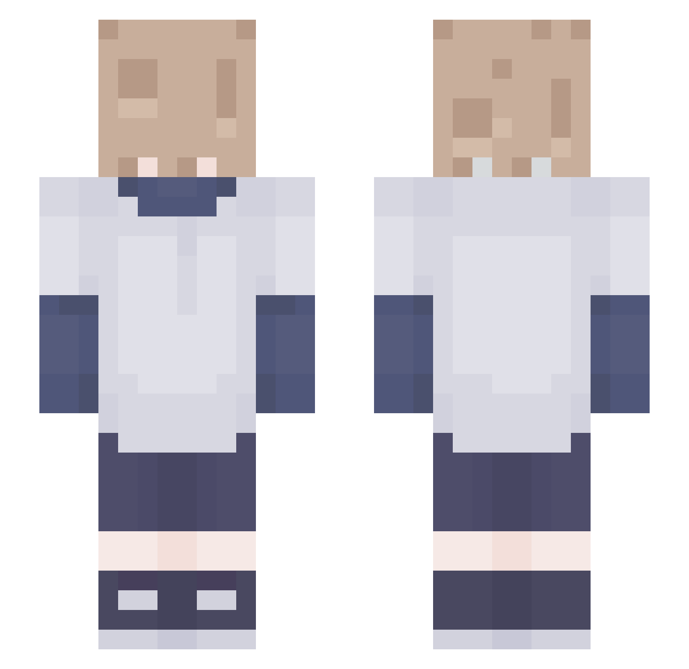 imGerry Minecraft skin, front and back view