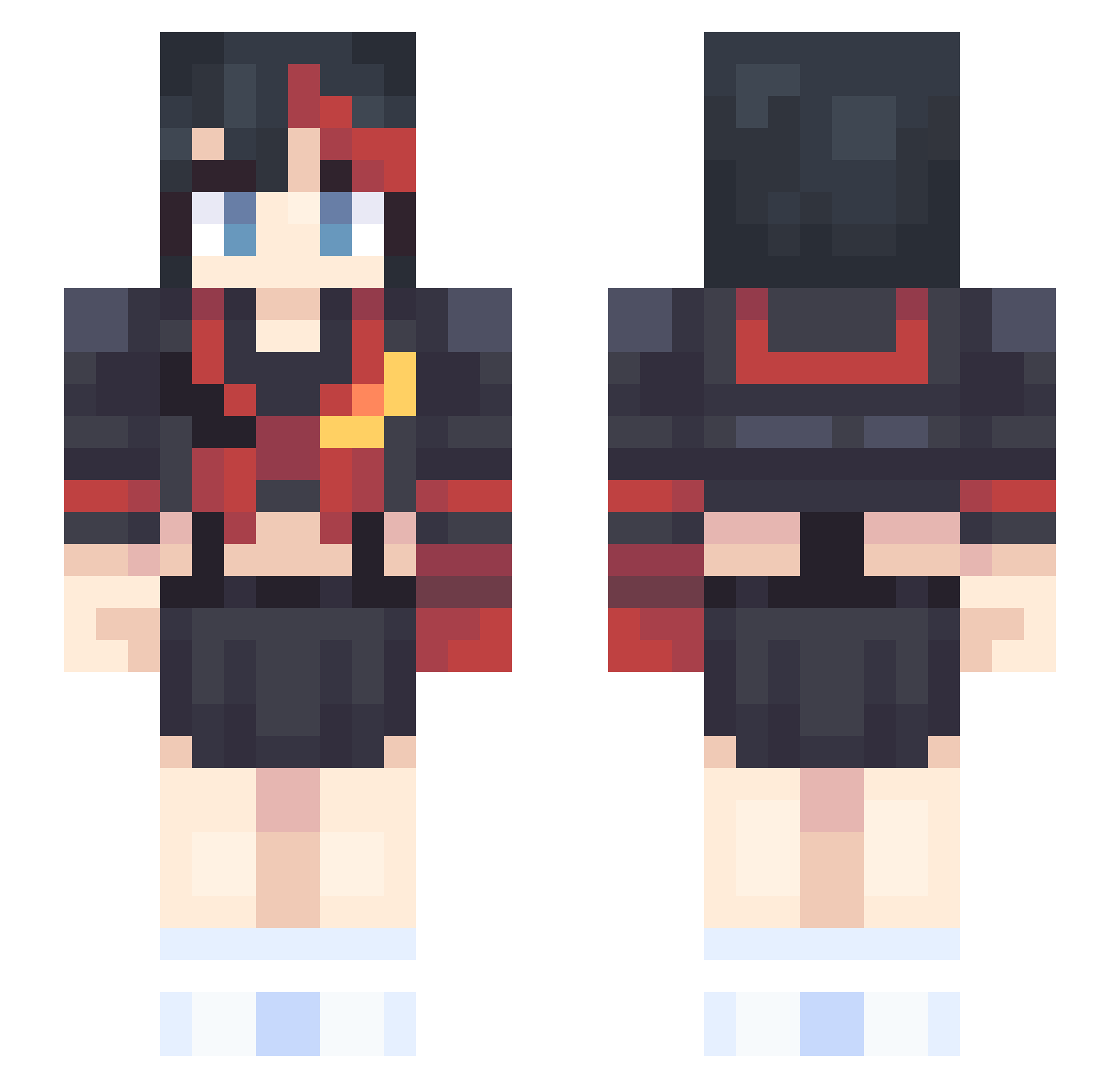 hong_Fong_ Minecraft skin, front and back view