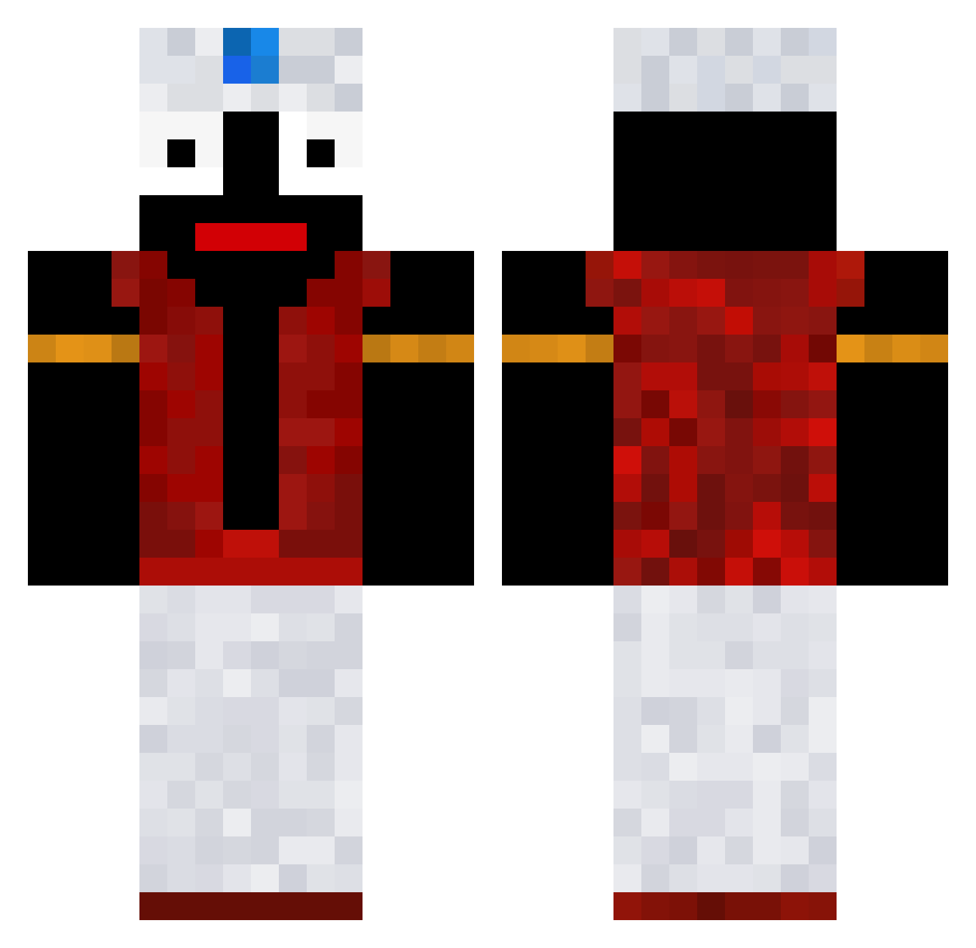 A2983843827 Minecraft skin, front and back view