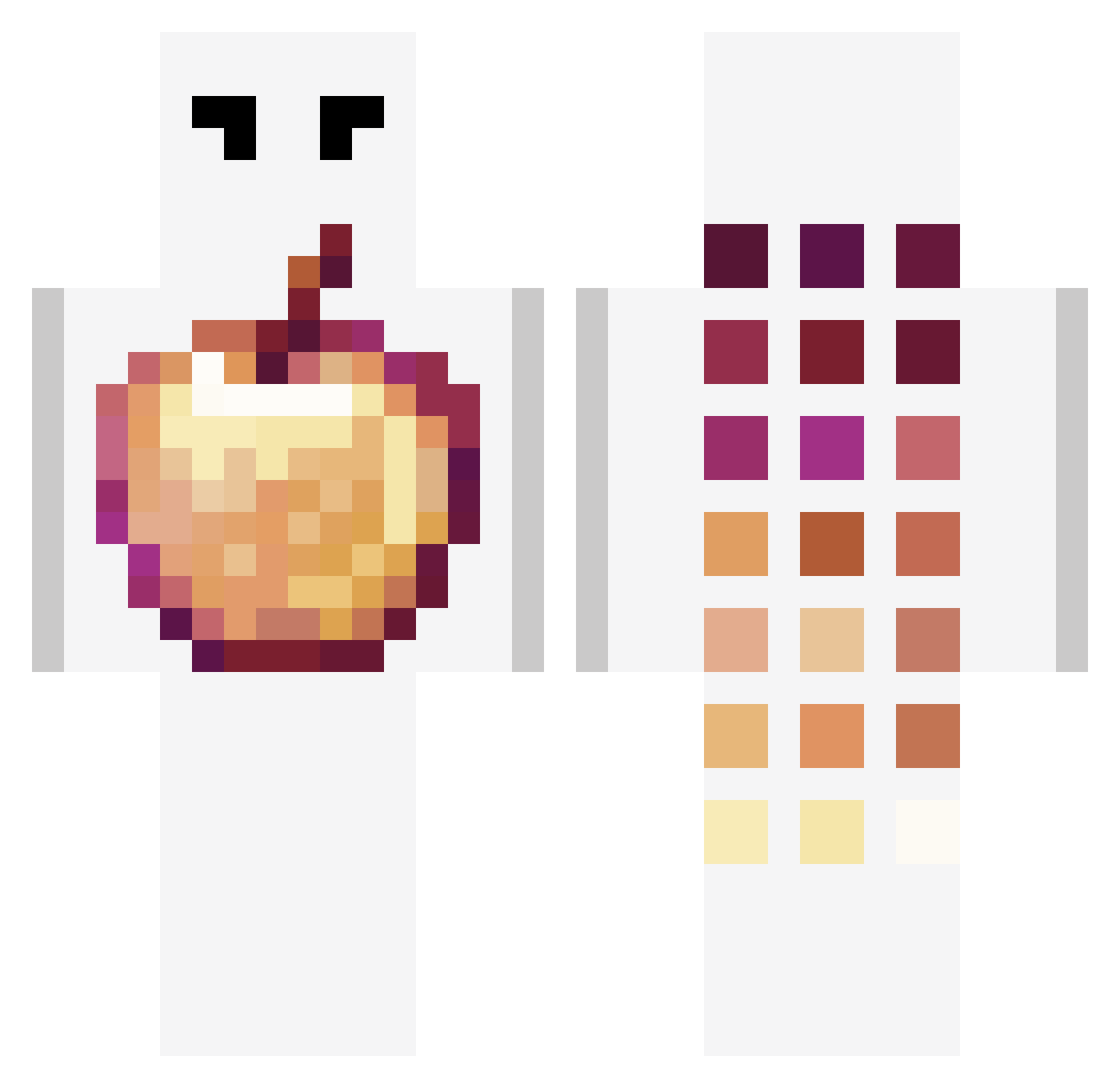 marioprobunt Minecraft skin, front and back view
