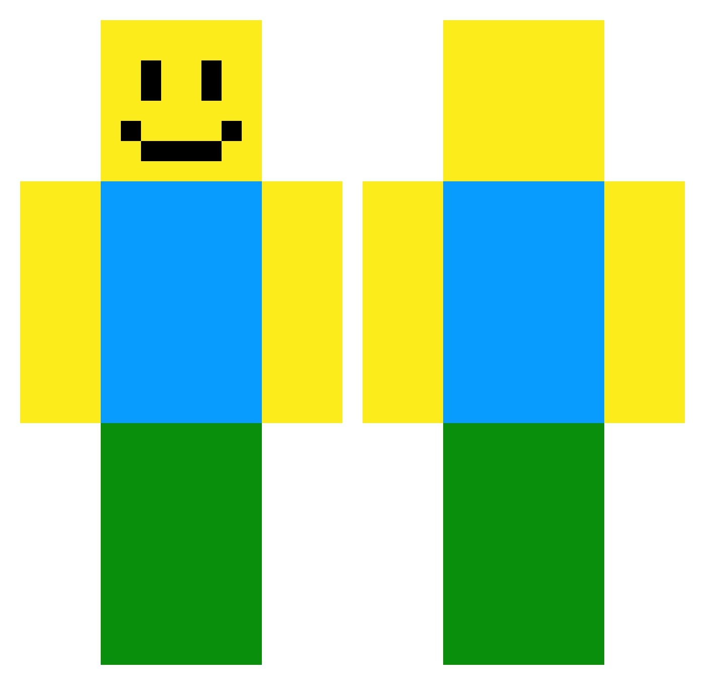 poopy_john_swag Minecraft skin, front and back view