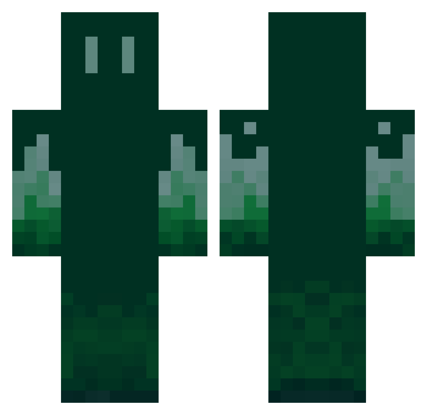 SharingLeopard4 Minecraft skin, front and back view