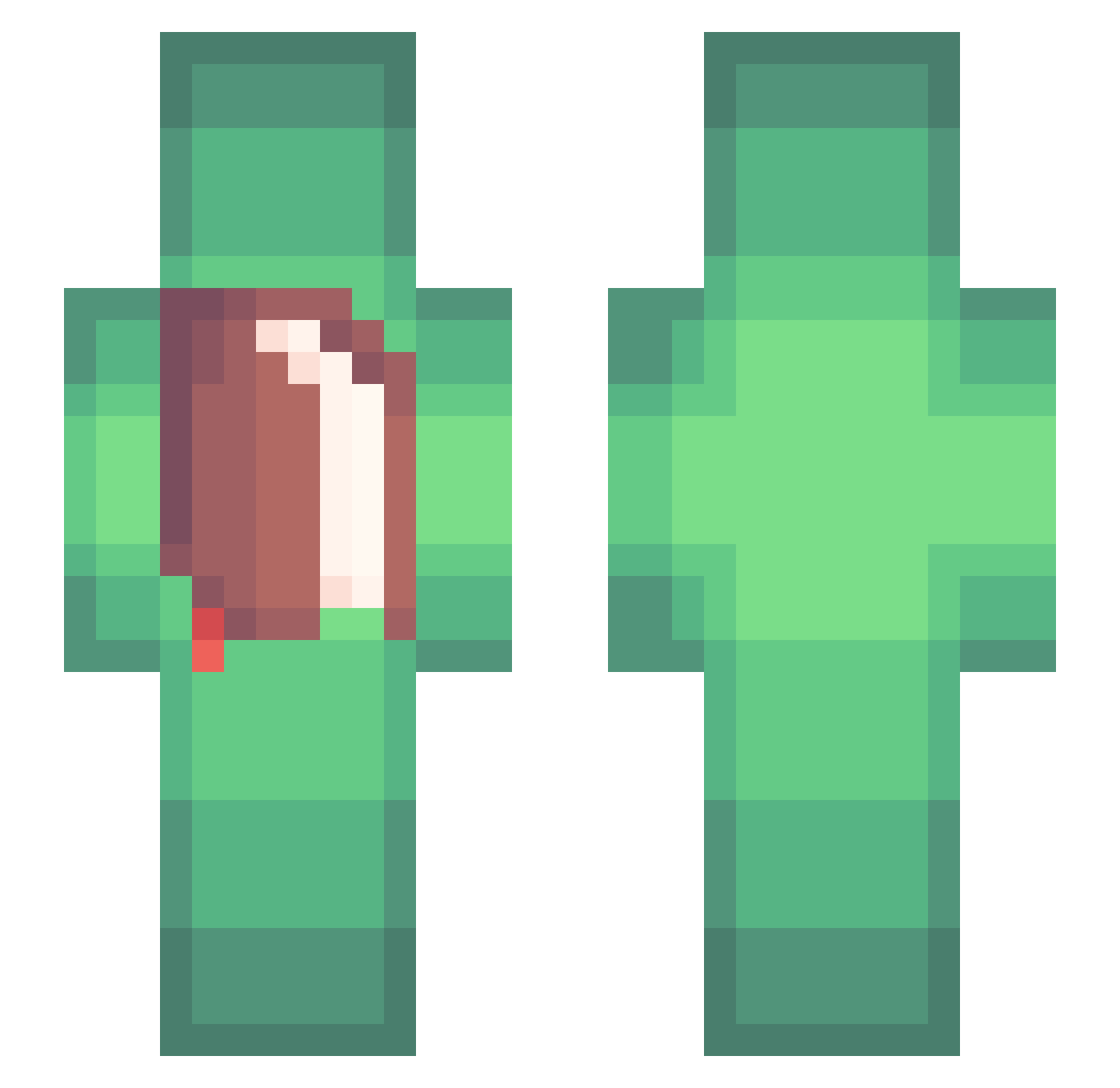 abdulgrr Minecraft skin, front and back view