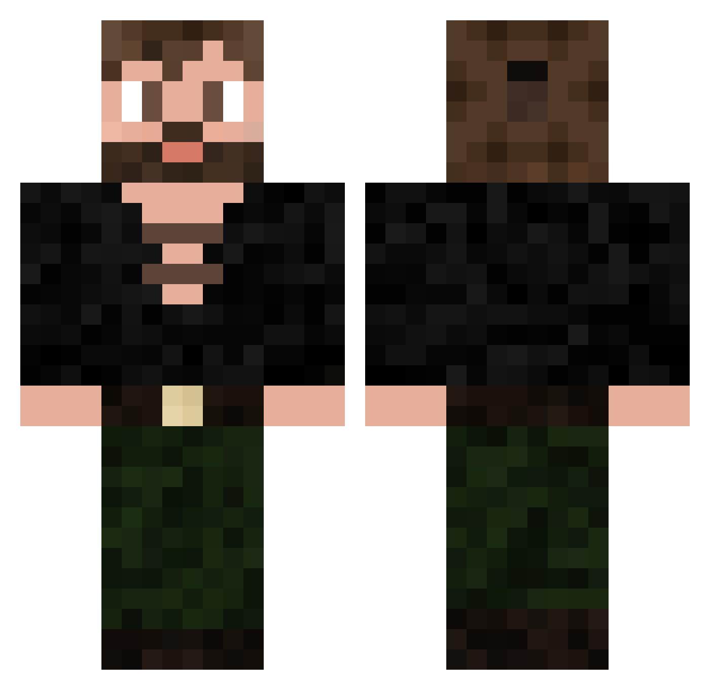 hytyg_quertyg Minecraft skin, front and back view