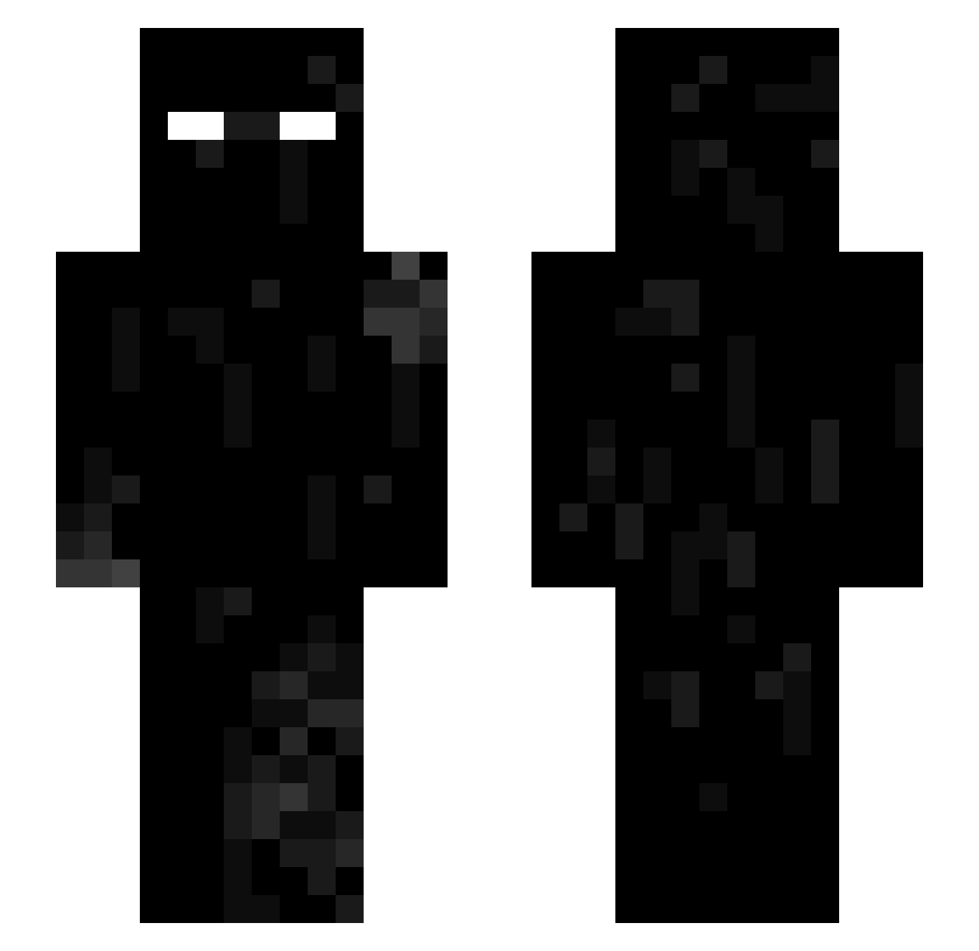 ItsChillzee Minecraft skin, front and back view
