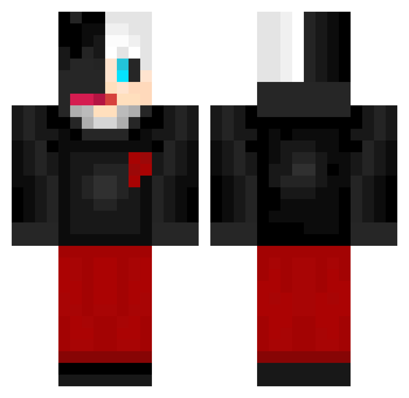 paxo0313 Minecraft skin, front and back view