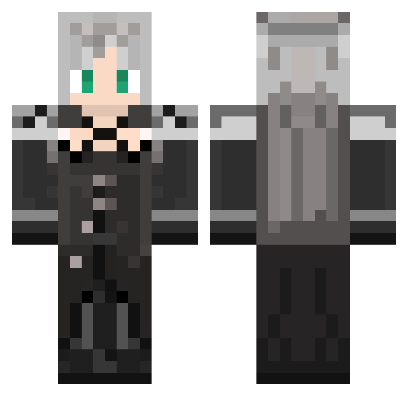 yamada0127 Minecraft skin, front and back view