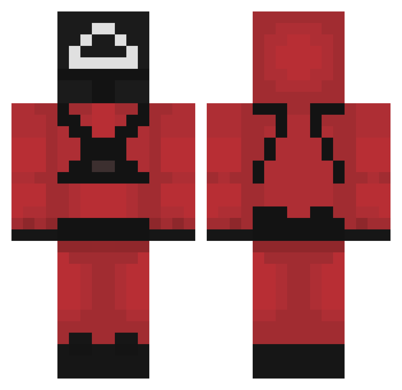Salim232 Minecraft skin, front and back view