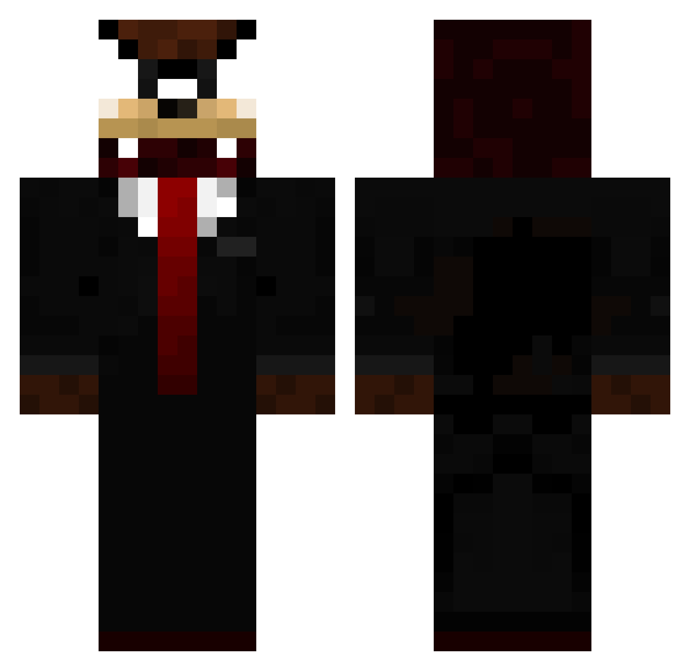 _Agustiin Minecraft skin, front and back view