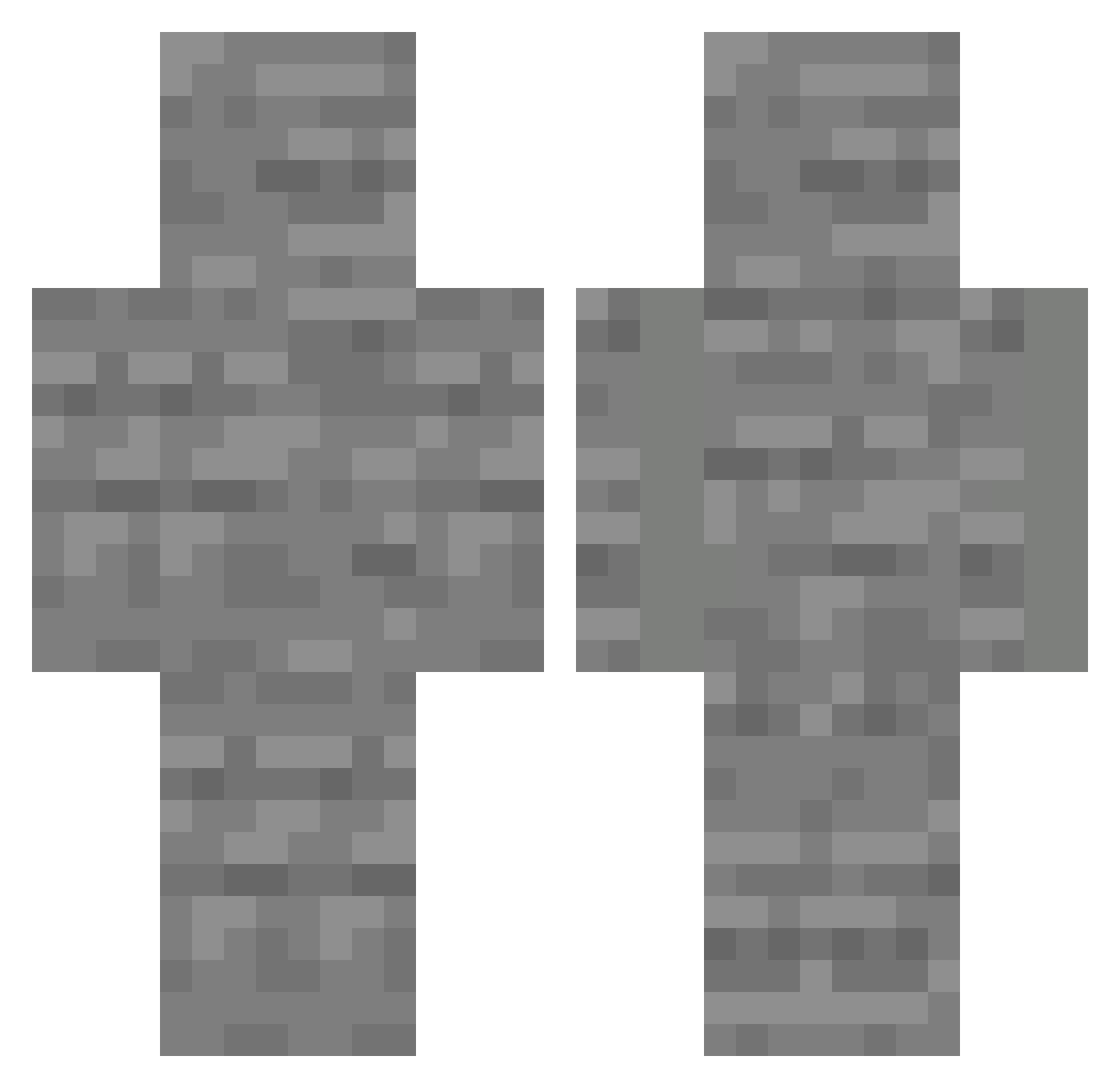 MehulTheBest14 Minecraft skin, front and back view
