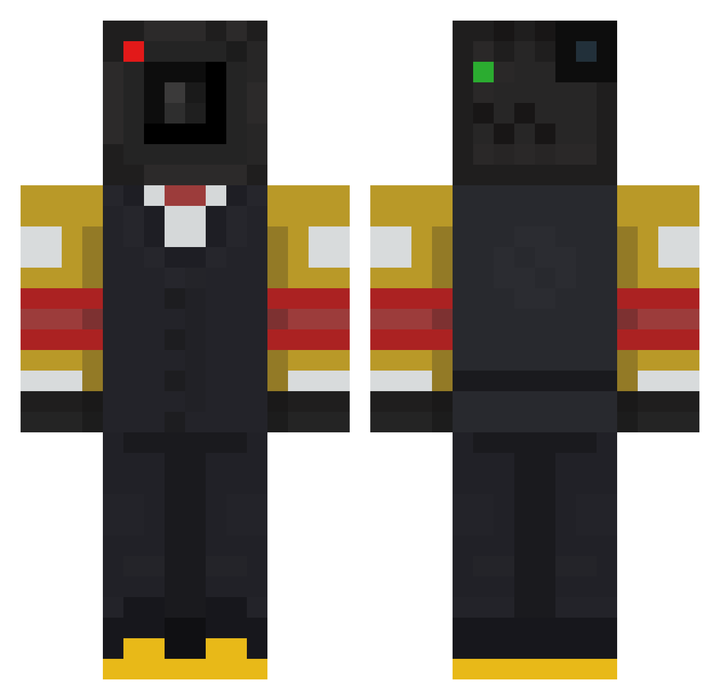 jstan425 Minecraft skin, front and back view